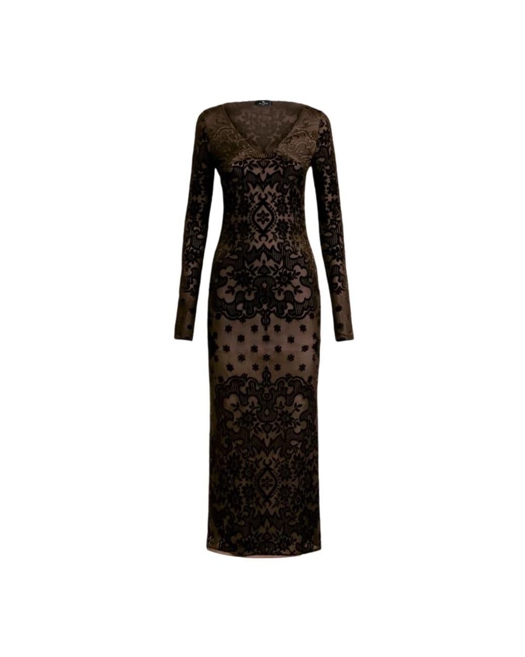 Etro Black Midi Dresses