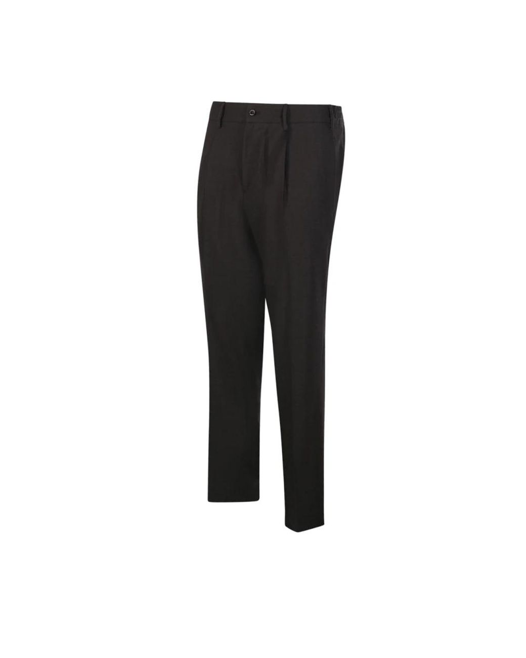 Santaniello Black Slim-Fit Trousers for men