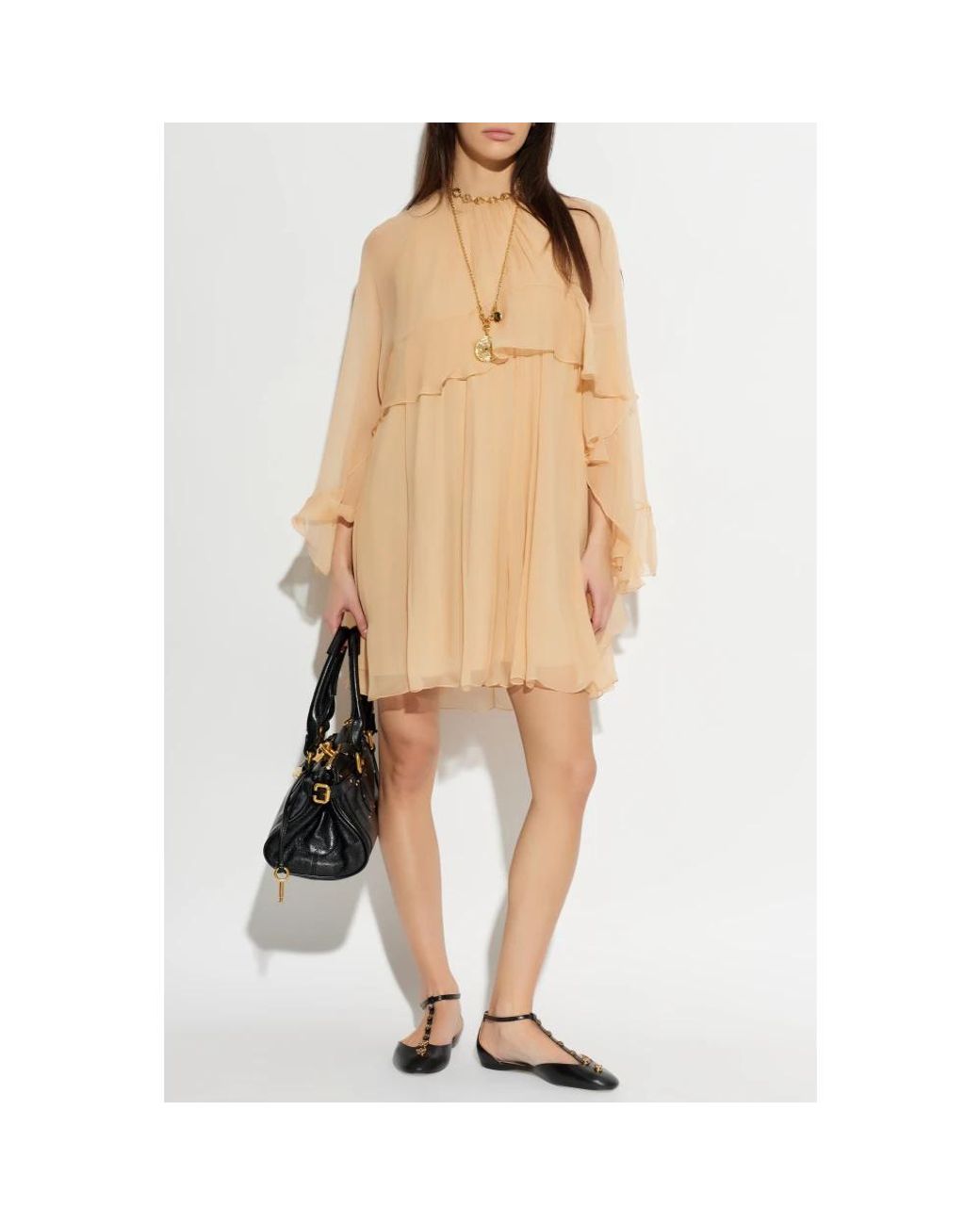 Short Dresses Chloé de color Natural