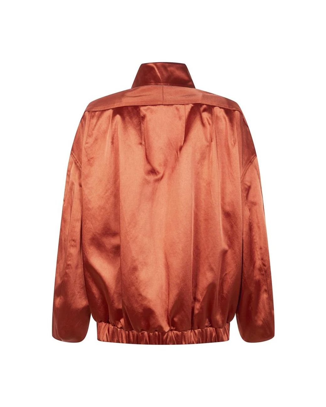 Dries Van Noten Orange Bomber Jackets
