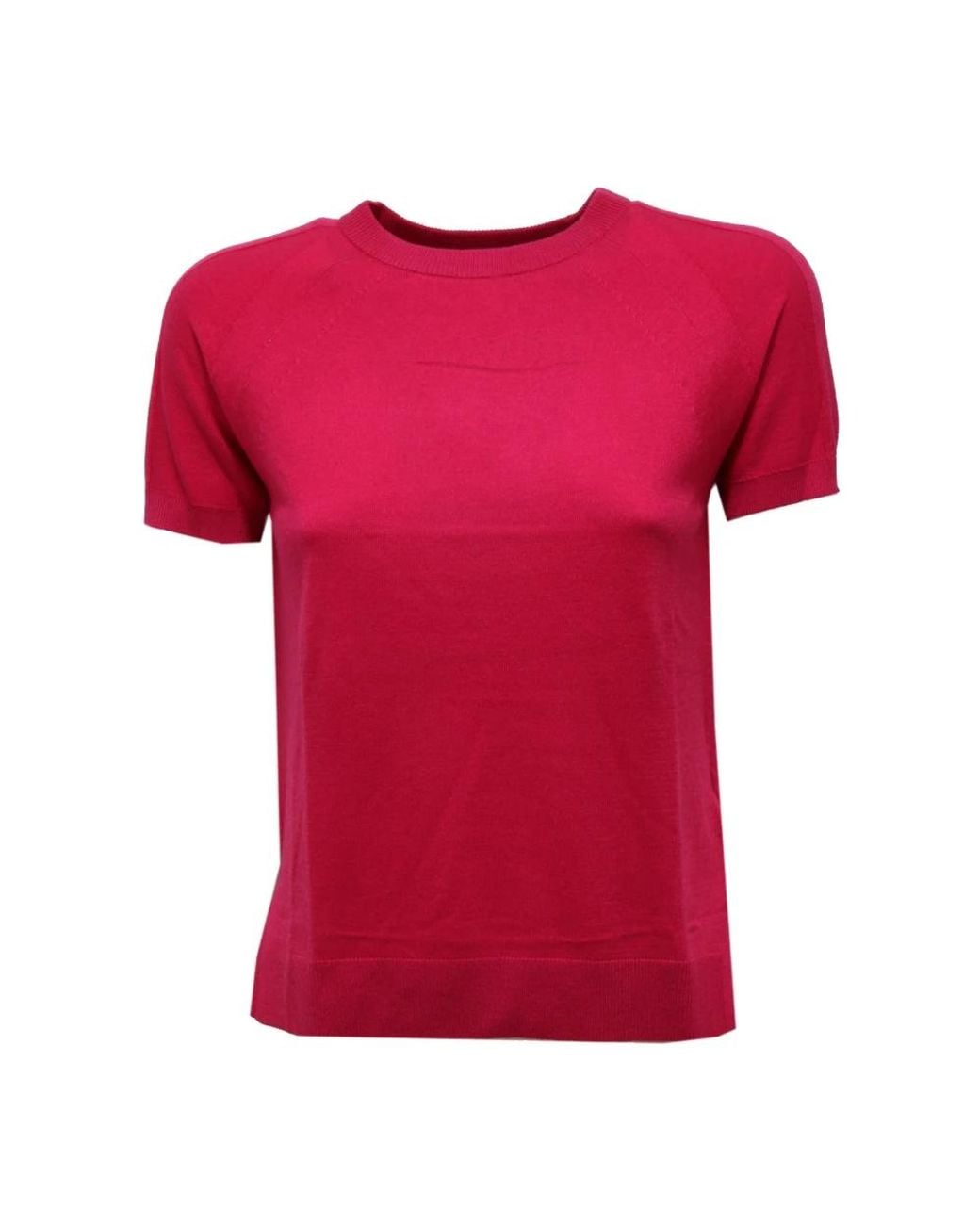 Michael Kors Red Rundhals-Strickpullover