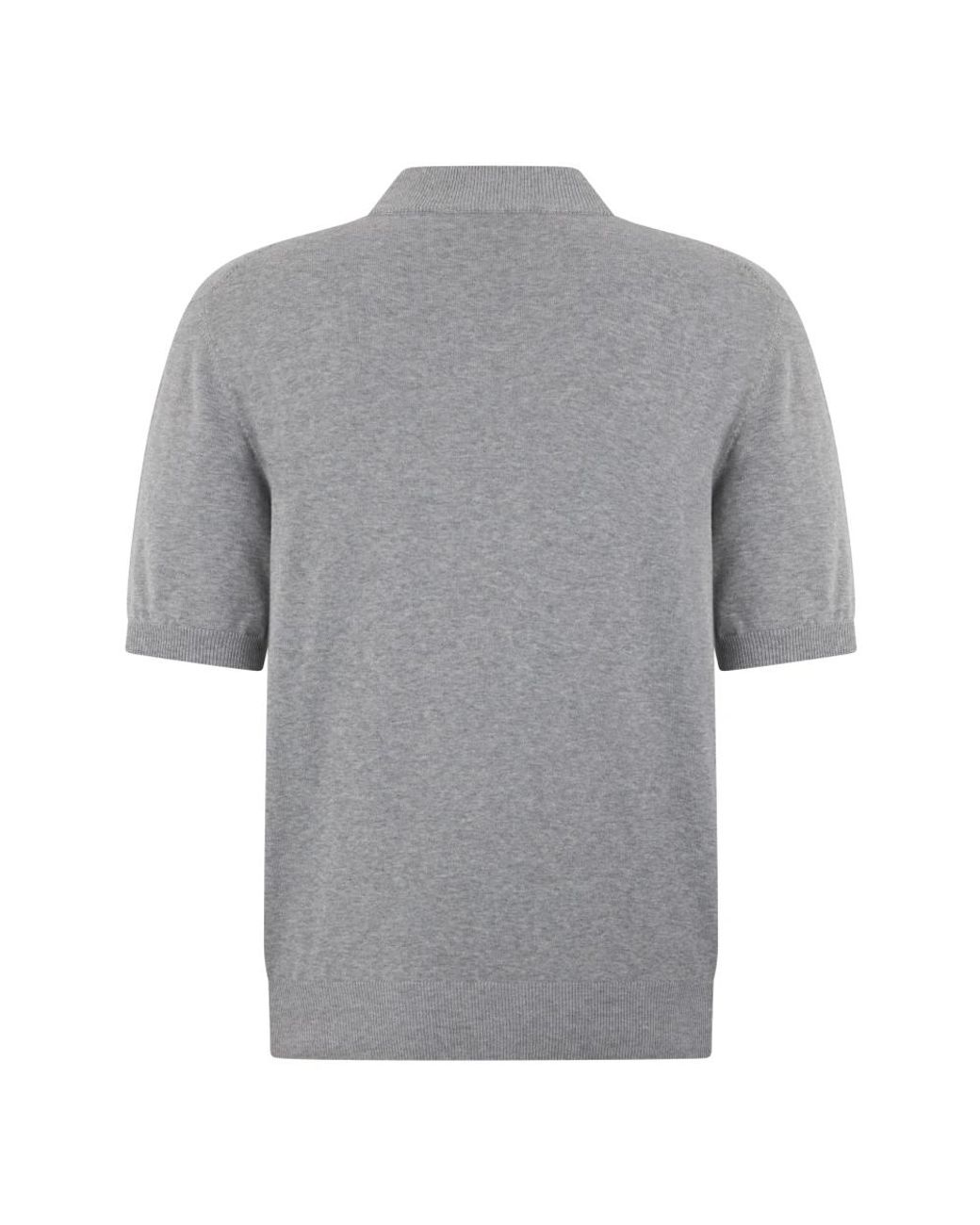 Slowear Kurzarmpullover in Gray für Herren