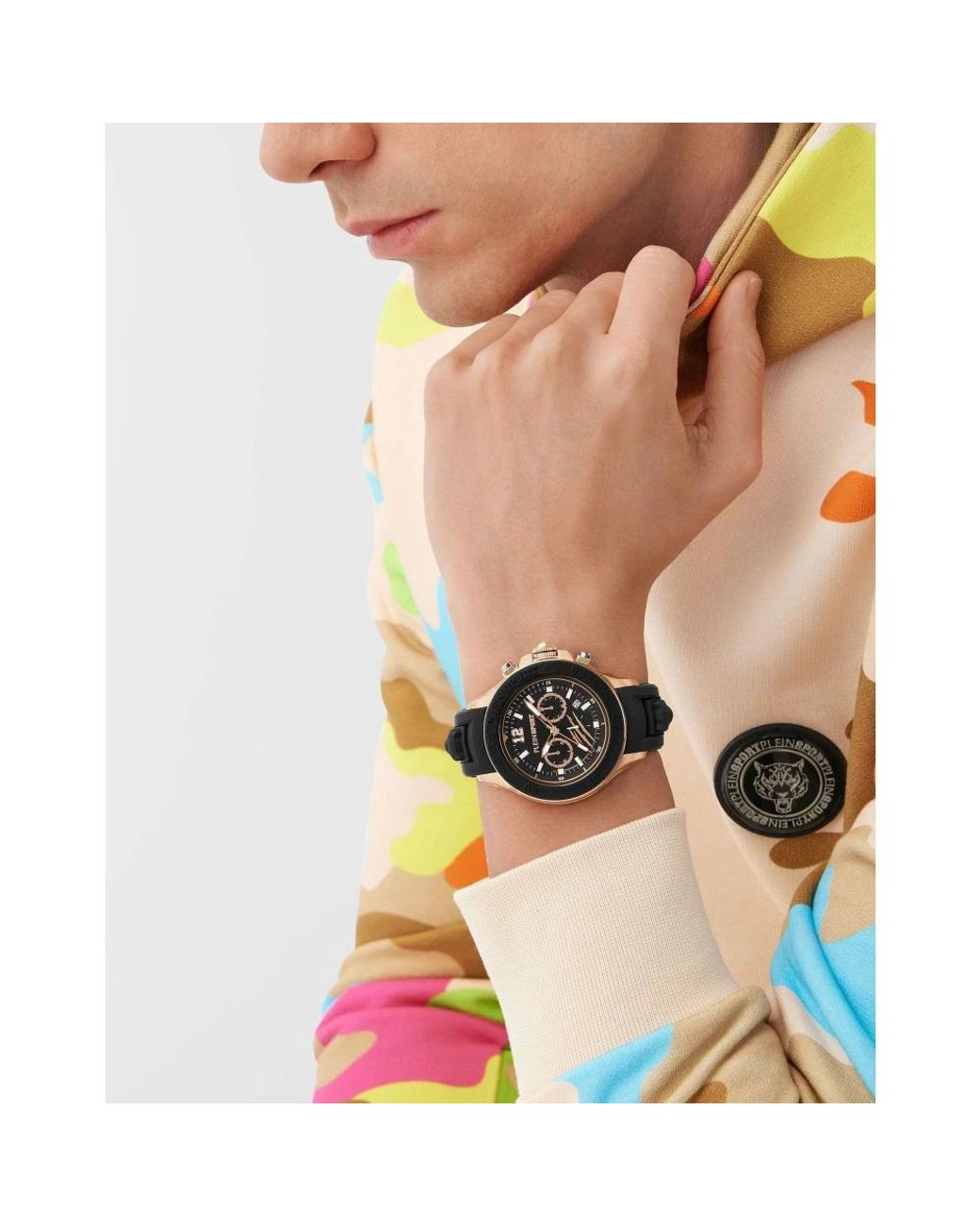 Philipp Plein Warrior Tech Watch in Black für Herren