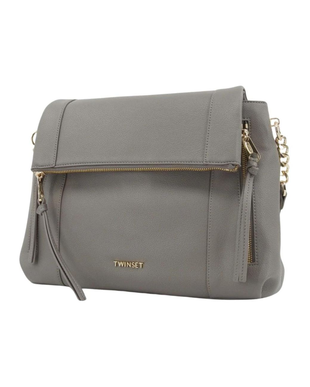 Twinset Gray Shoulder Bags