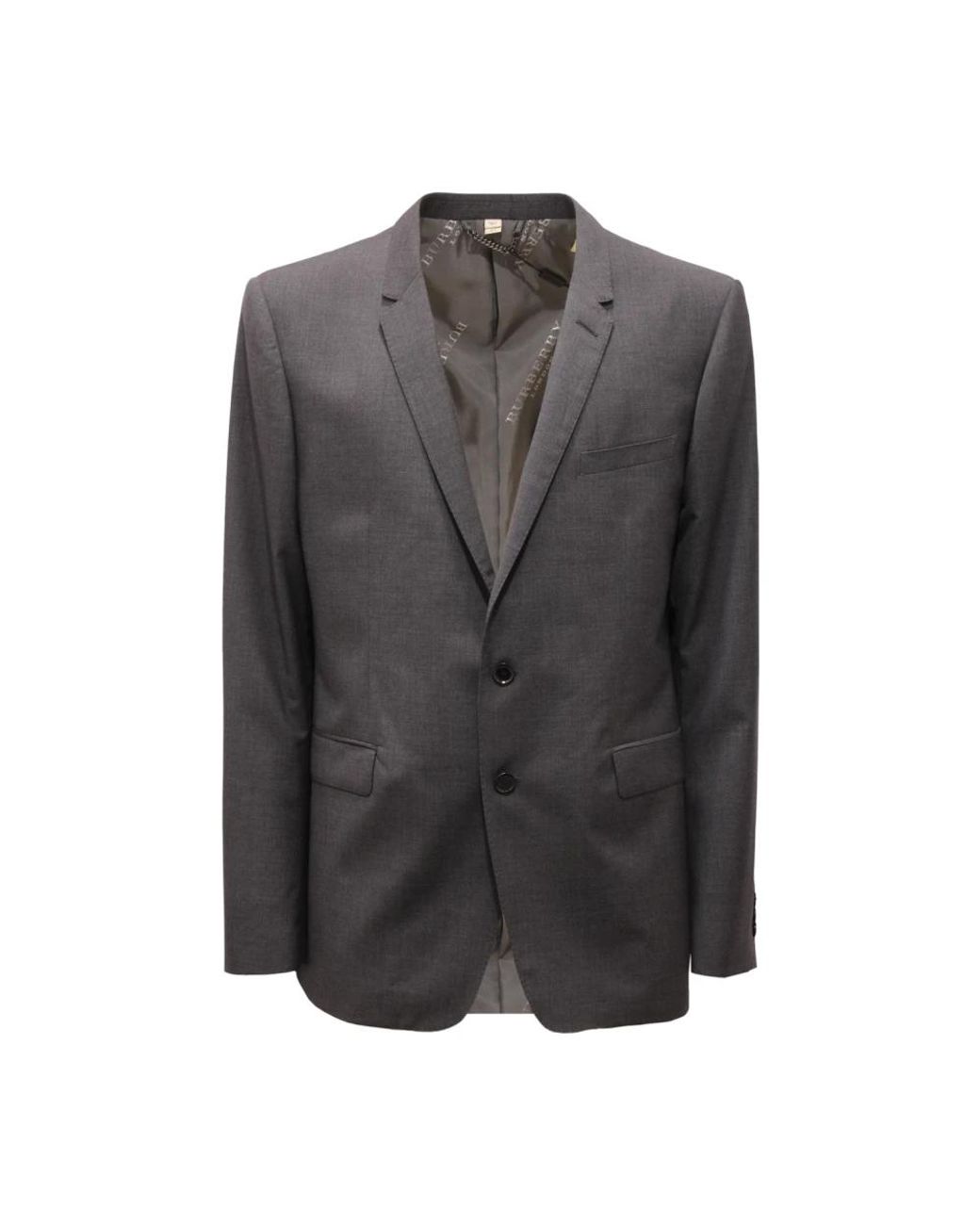 Burberry Gray Blazers for men