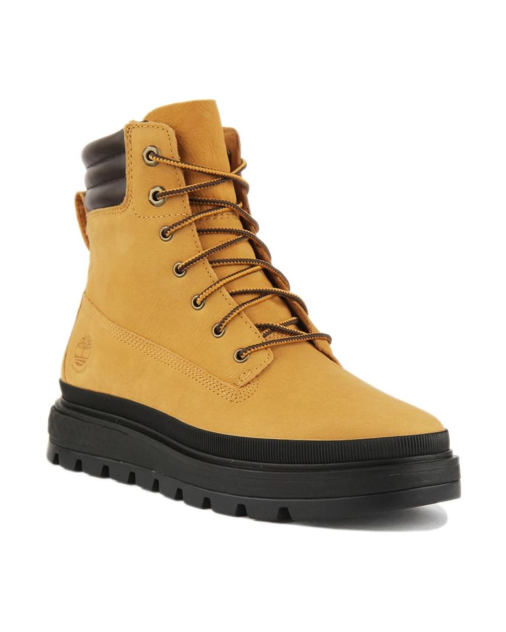 Timberland Brown Lace-Up Boots