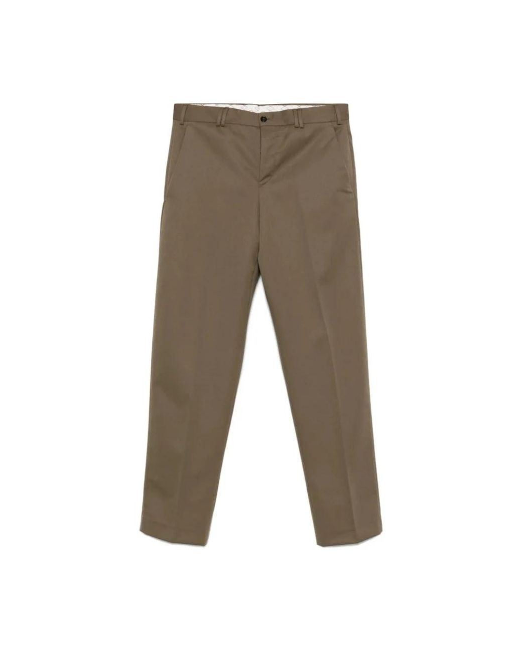 PT Torino Brown Suit Trousers for men