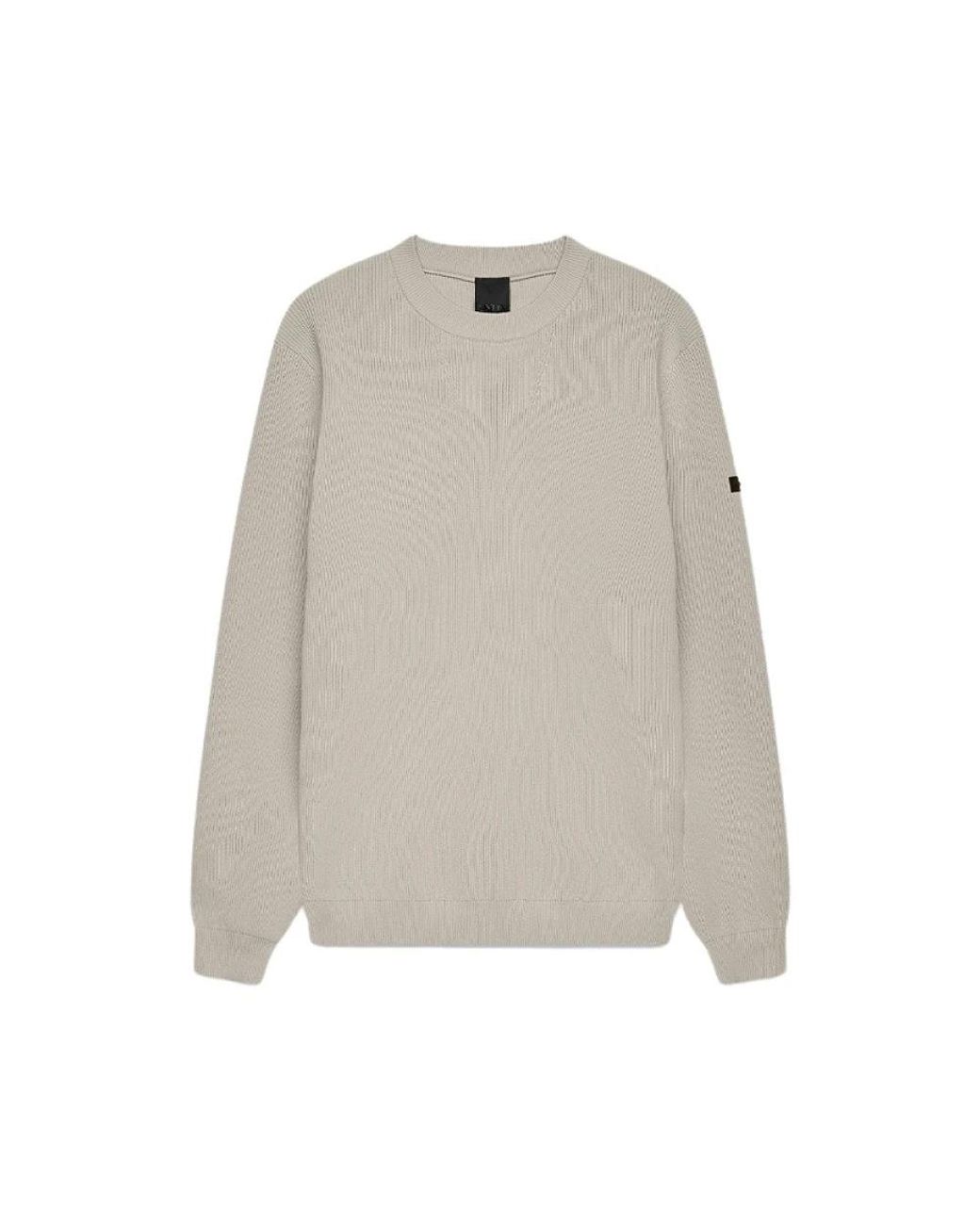 Unity Original Gray Round-Neck Knitwear for men