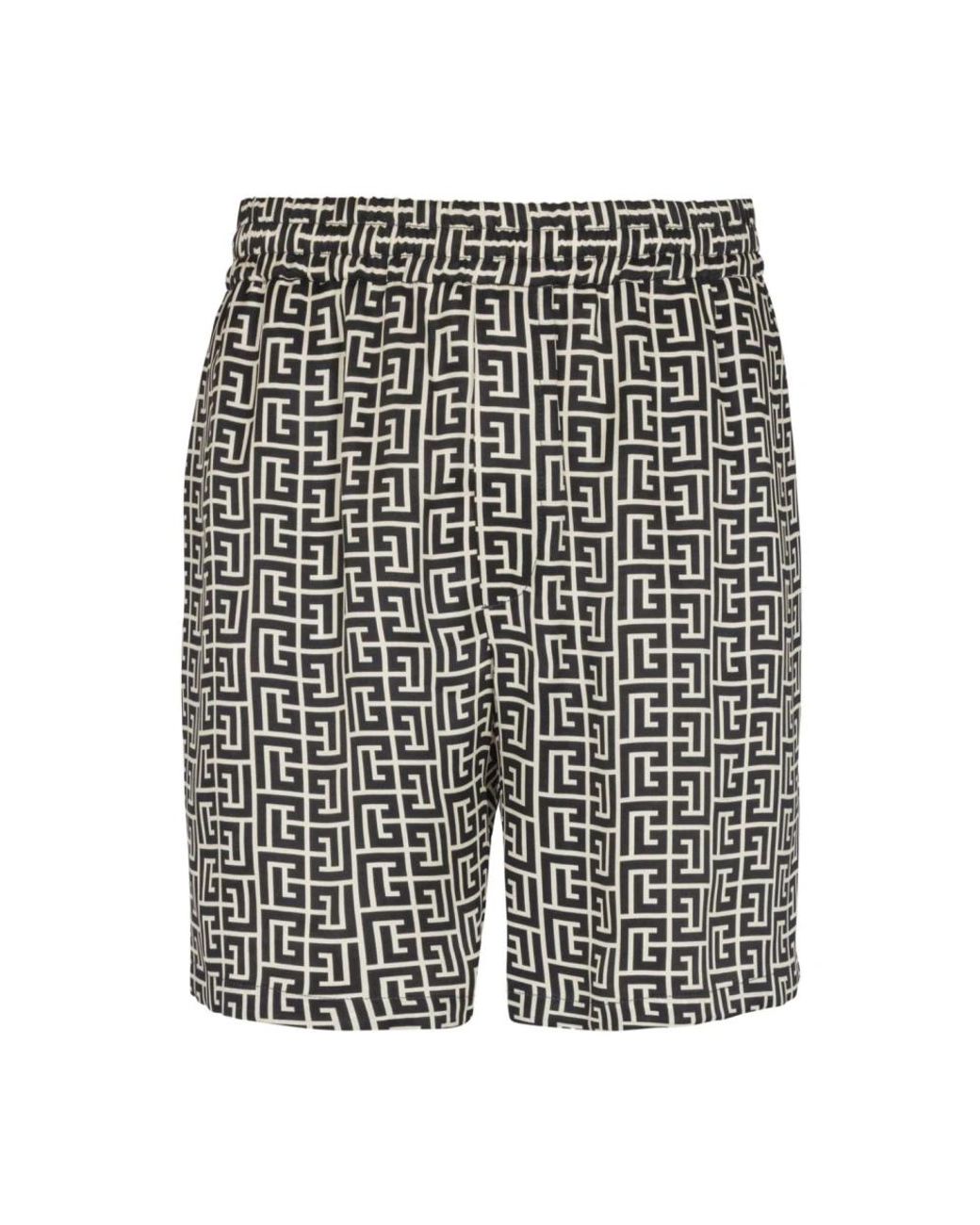 Balmain Black Casual Shorts for men