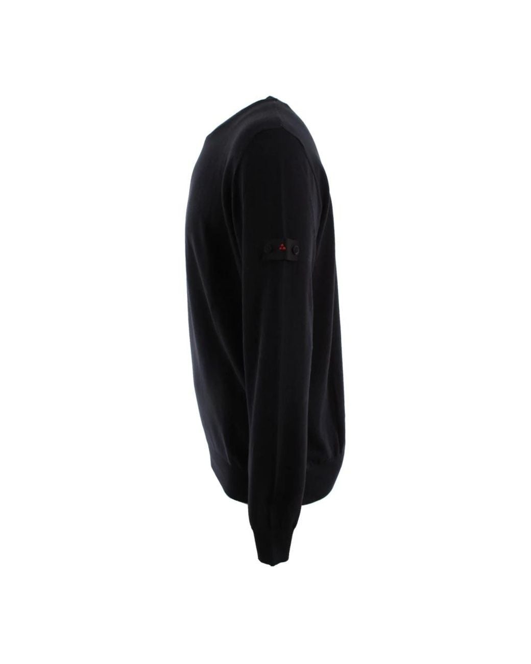 Peuterey Black Round-Neck Knitwear for men