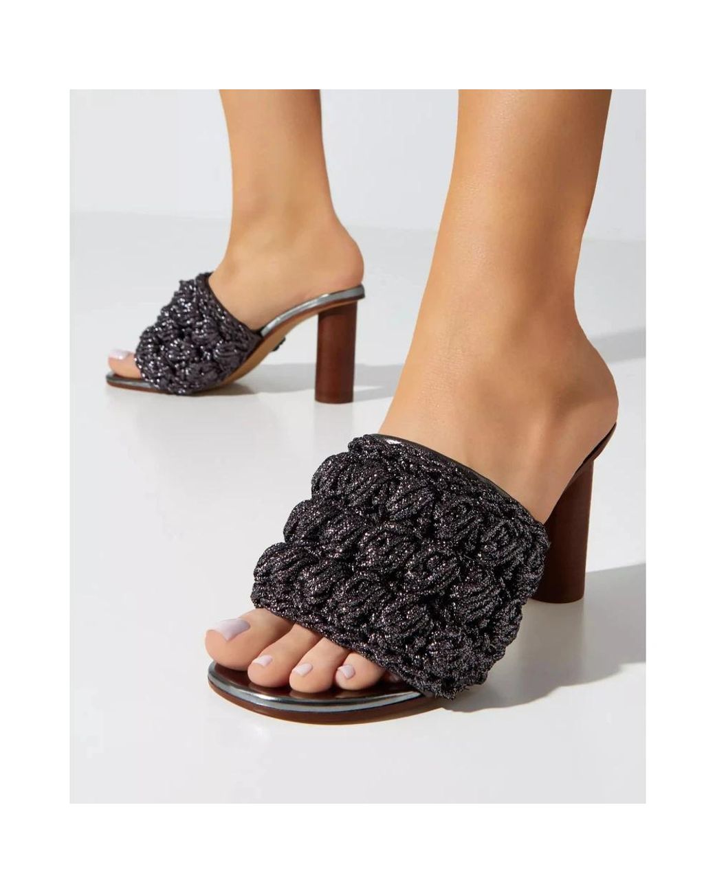 J.W. Anderson Brown Heeled Mules