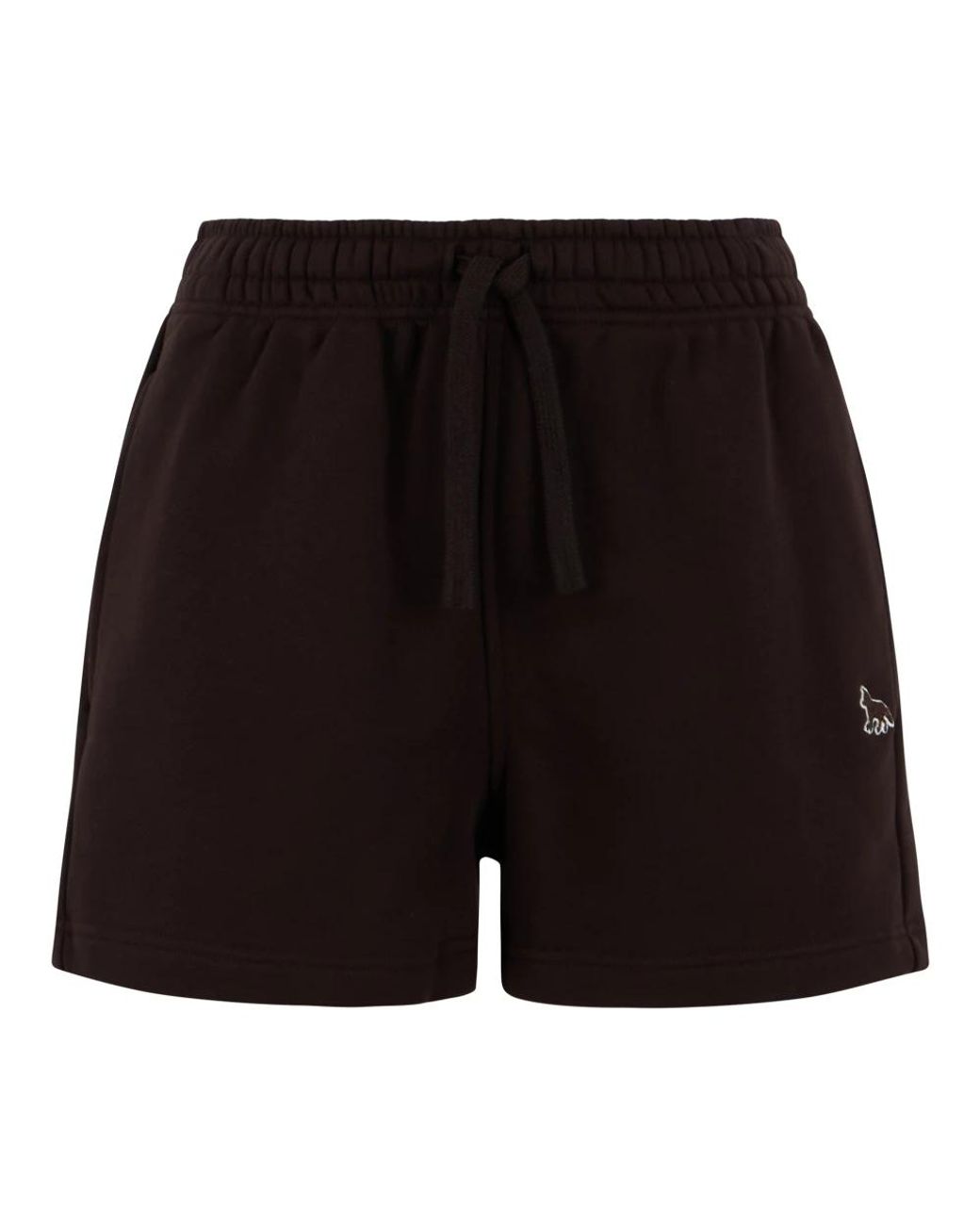 Maison Kitsuné Black Casual Shorts