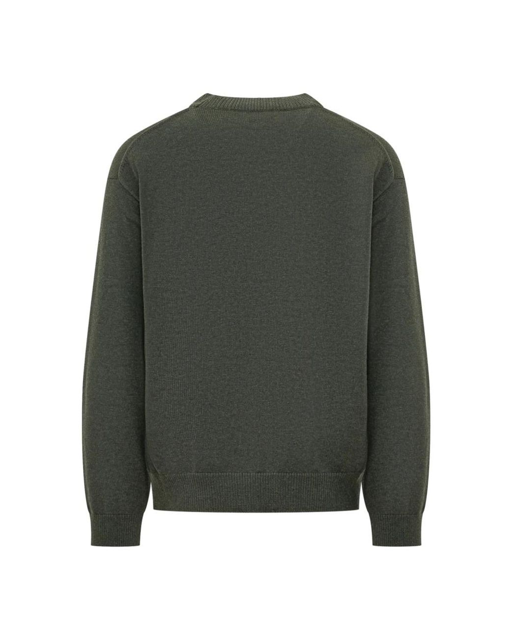 KENZO Green Round-Neck Knitwear for men
