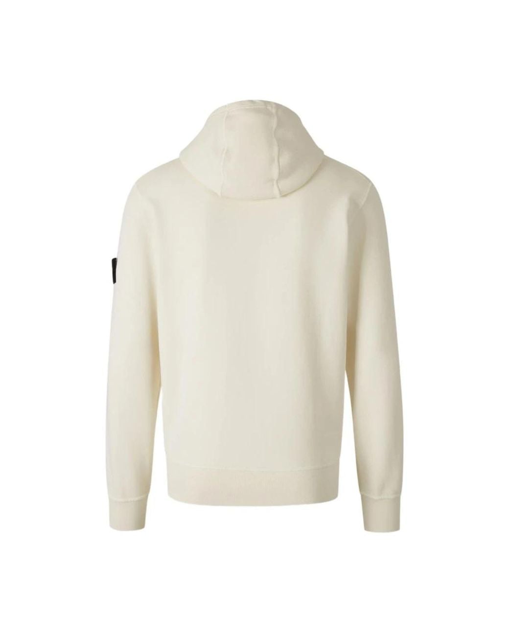 Stone Island White Hoodies for men