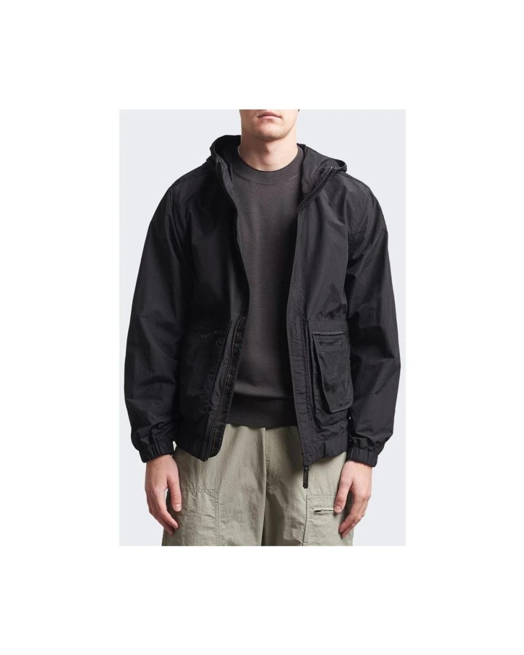 Wind Jackets Parajumpers de hombre de color Black