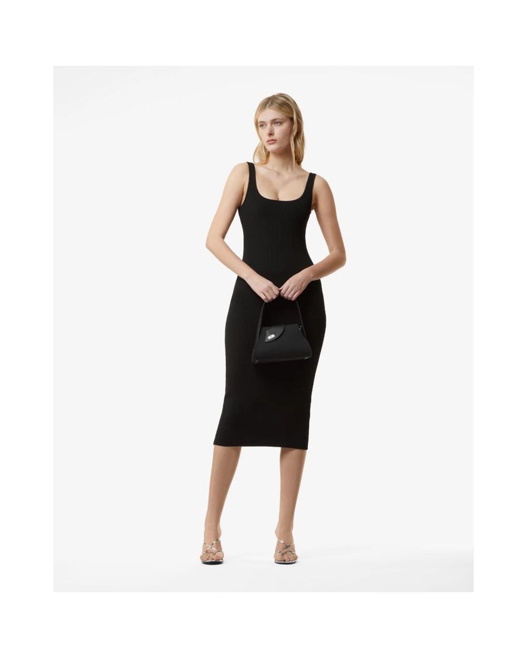 Gcds Black Midi Dresses