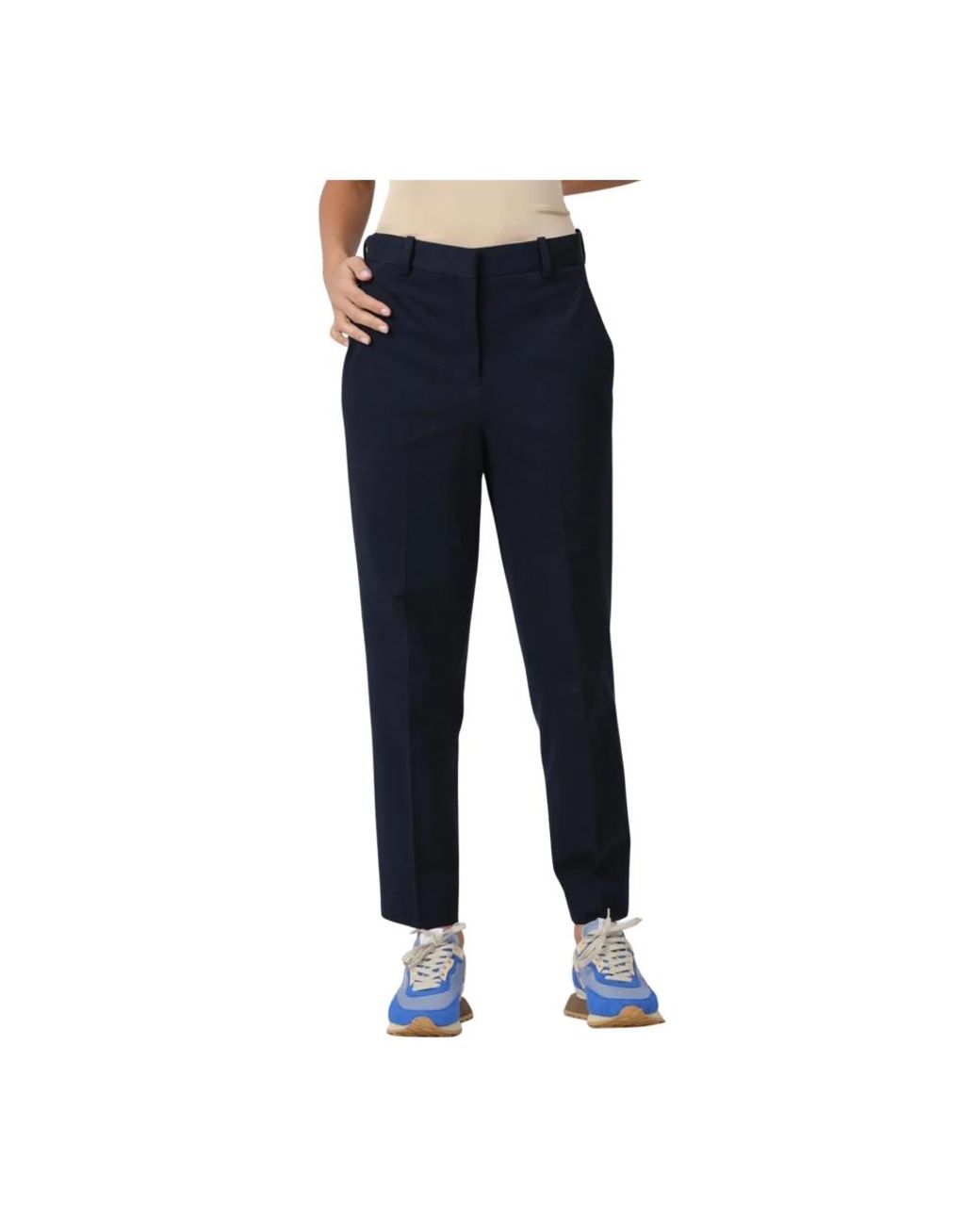 Circolo 1901 Blue Tapered Trousers