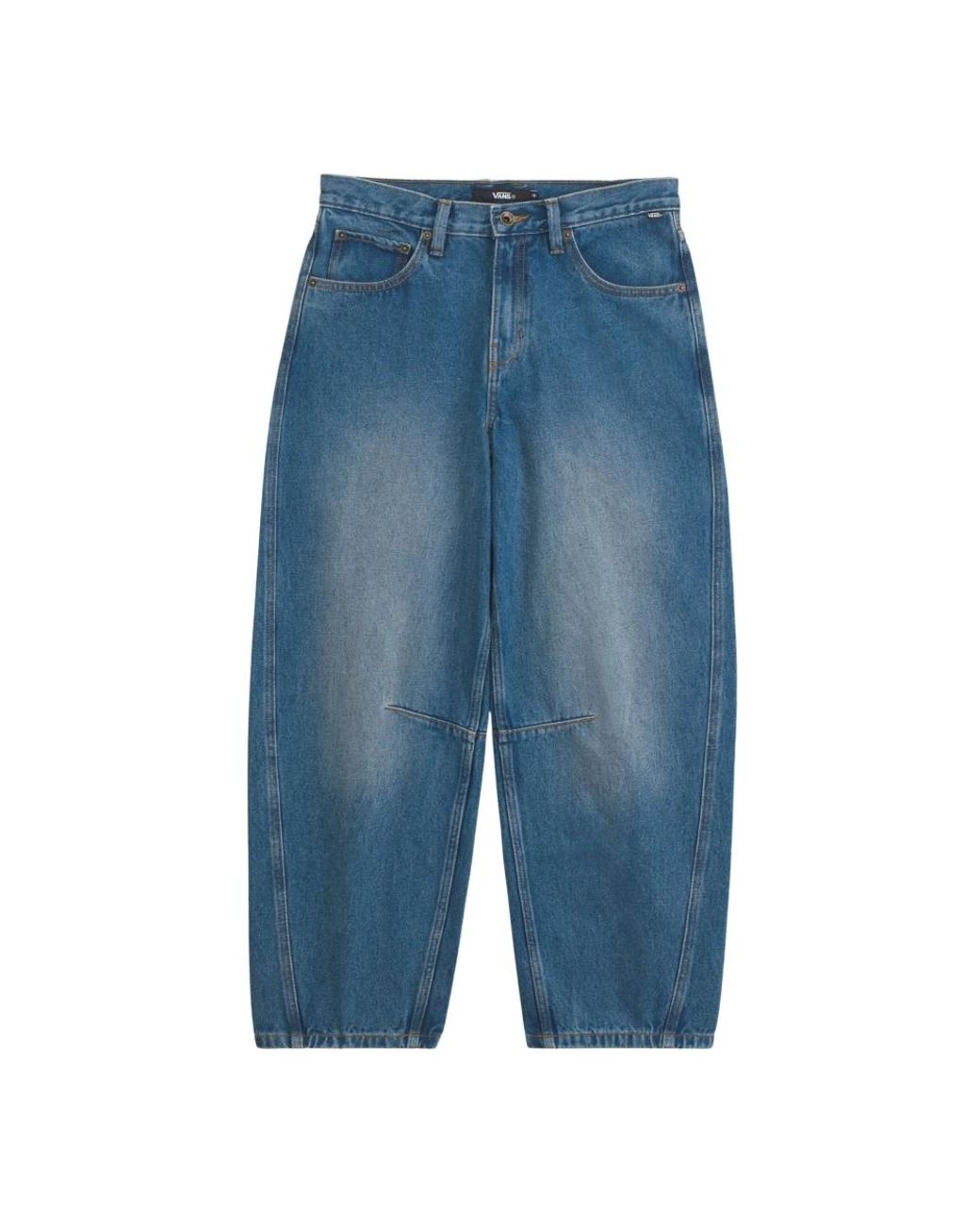 Vans Check 5 Barrel Jeans in het Blue