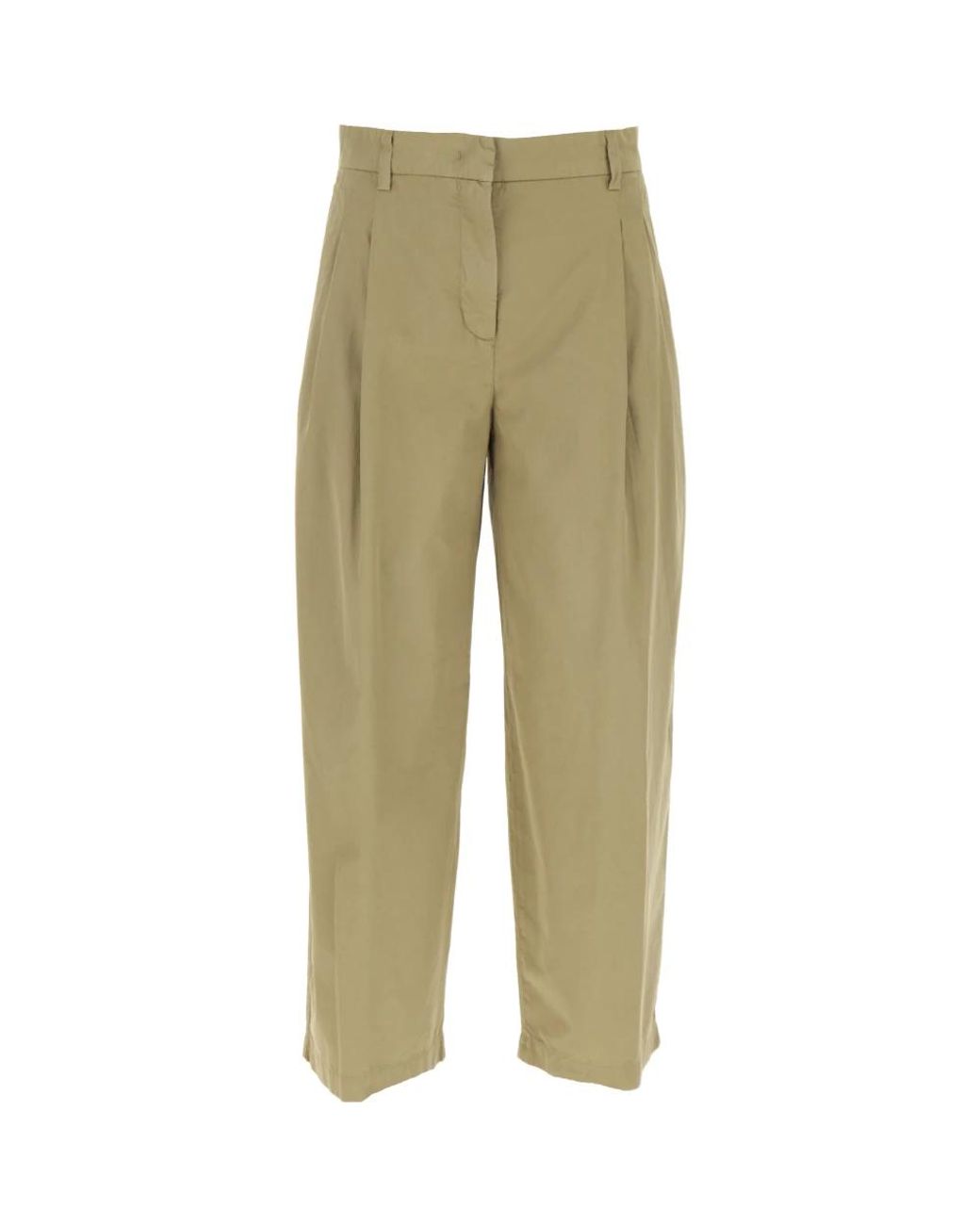 Aspesi Green Cropped Trousers