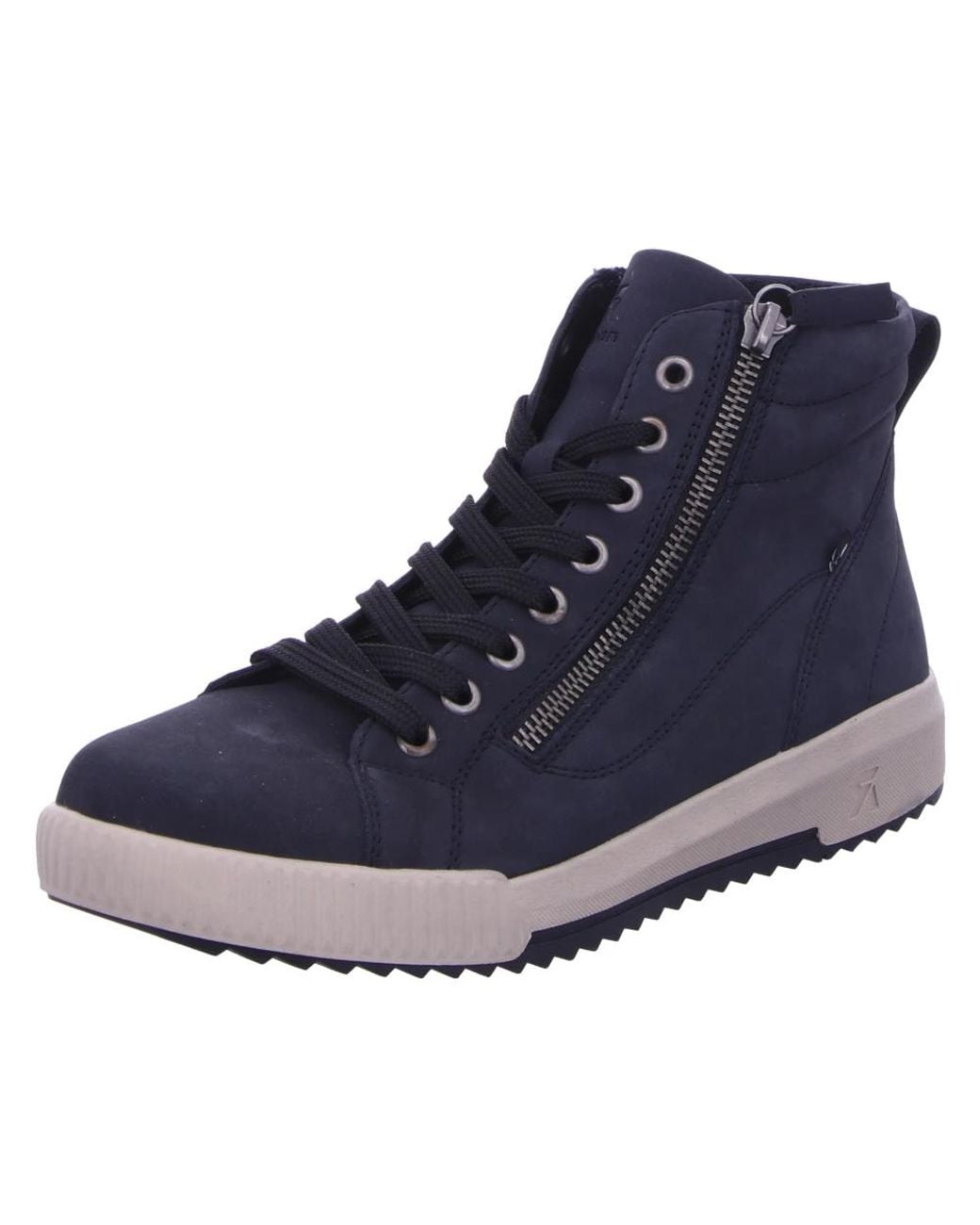 Rieker Blue High-Top Sneaker