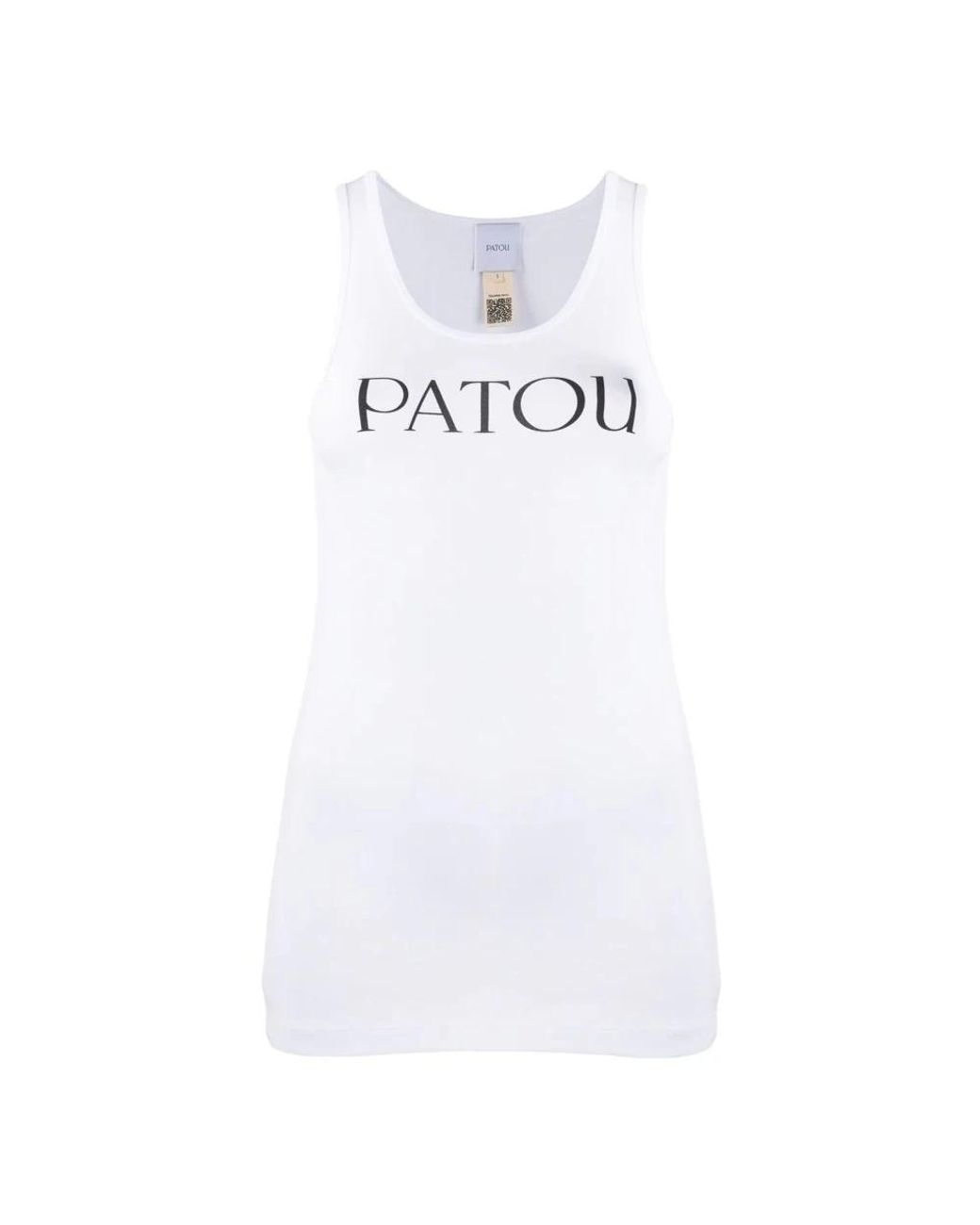 Patou White Sleeveless Tops