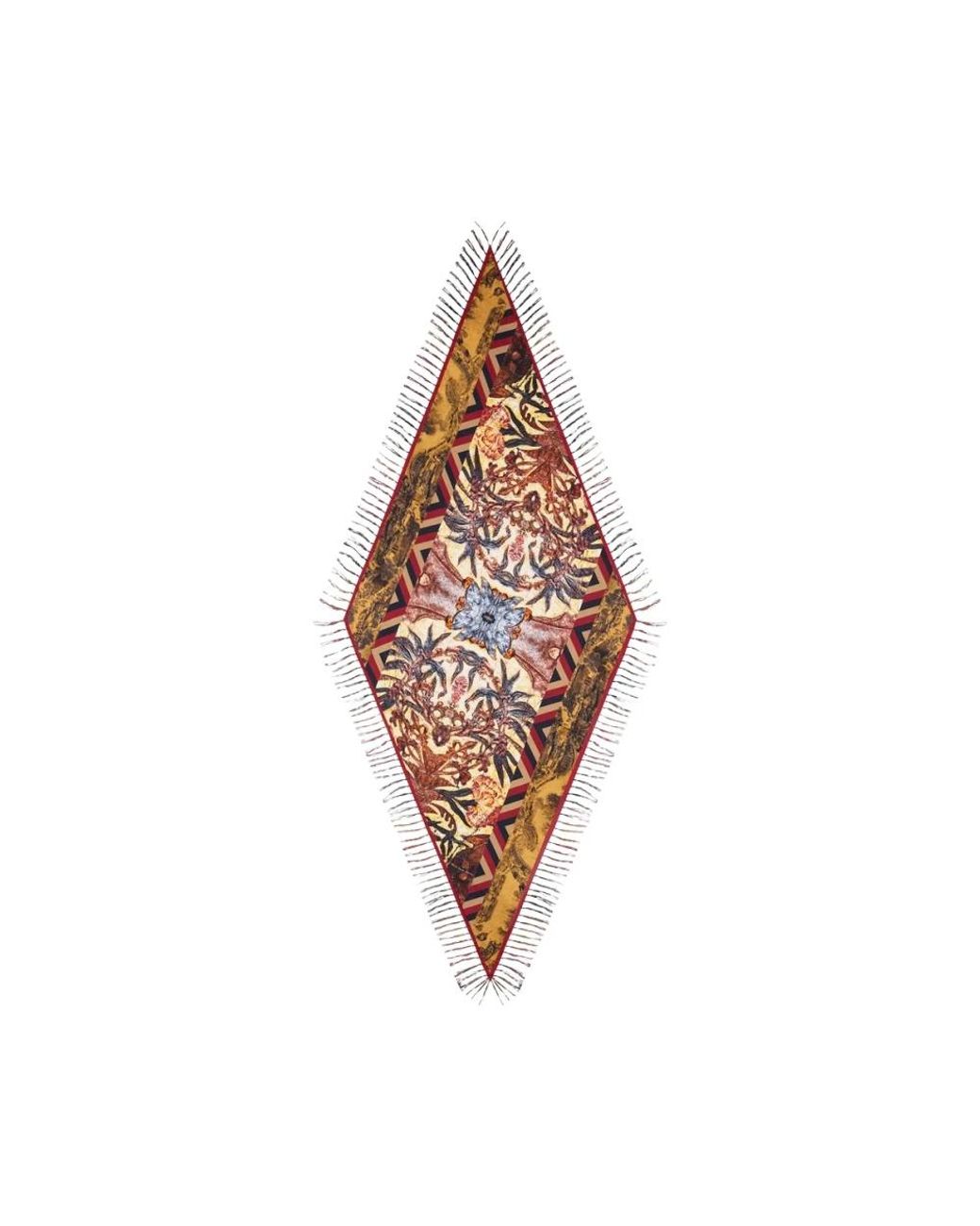 Pierre Louis Mascia Brown Silky Scarves