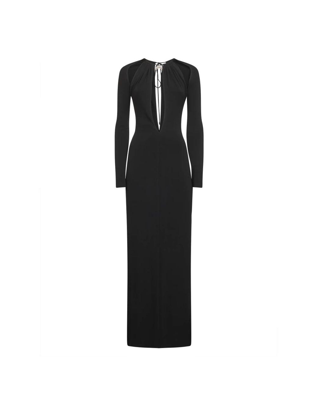 MARINE SERRE Black Maxi Dresses