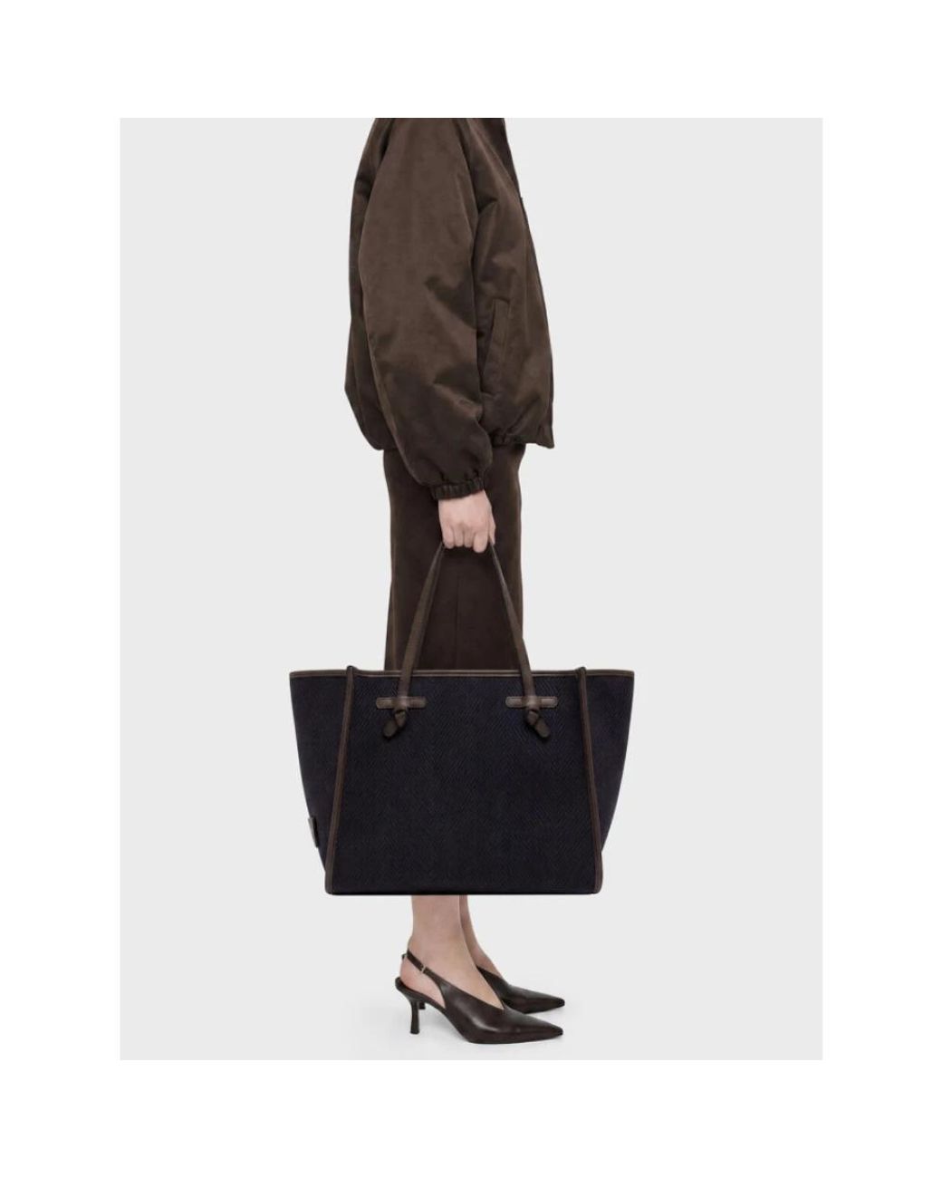 Gianni Chiarini Black Shopping Bags