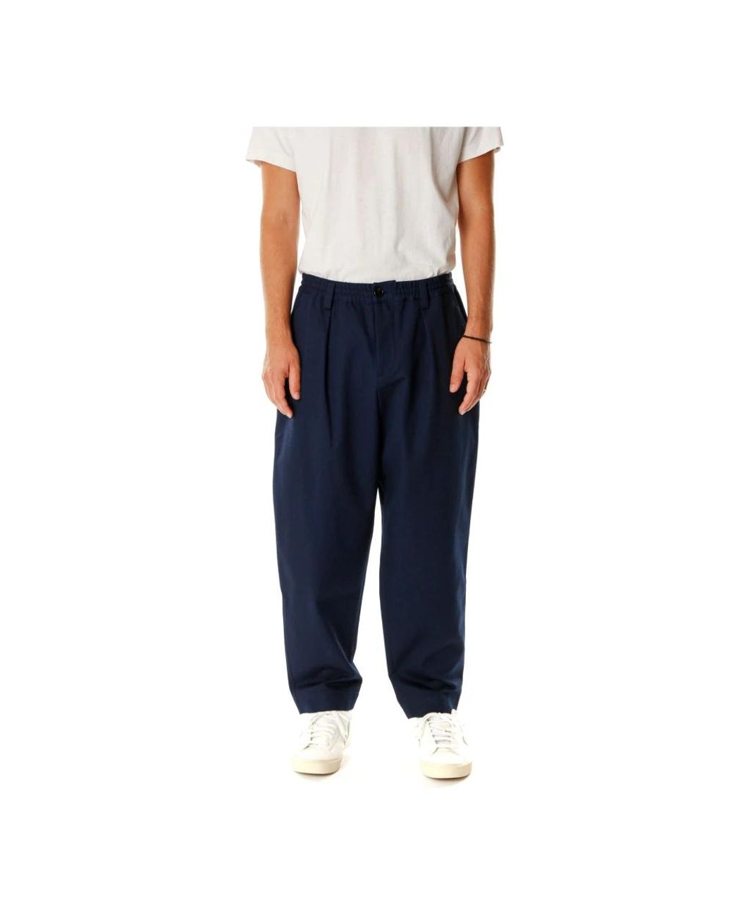 Marni Black Straight Trousers for men