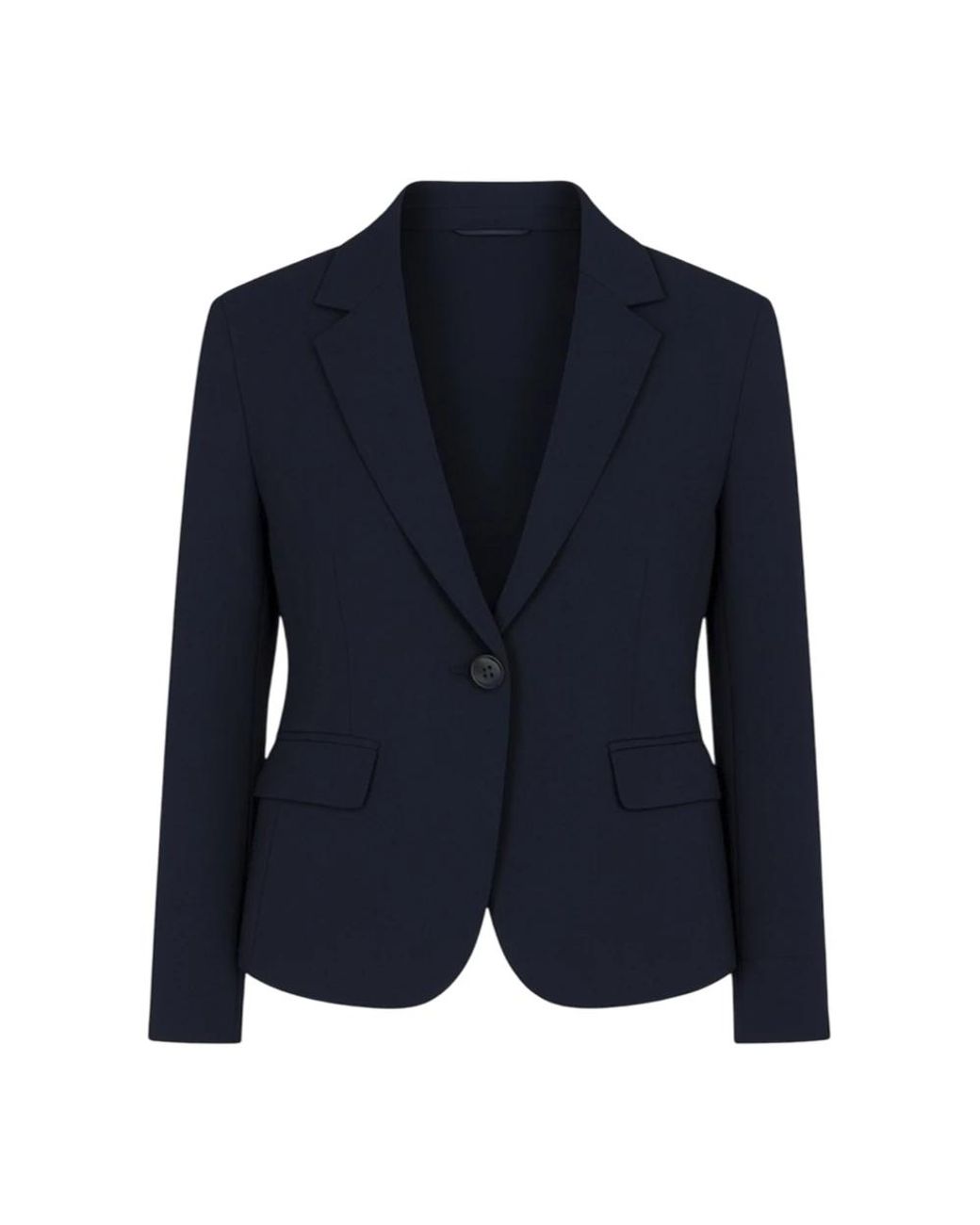 2-Biz Jassen ,Blauw ,Polyester Illie Blazer Met Klepzakken in het Blue