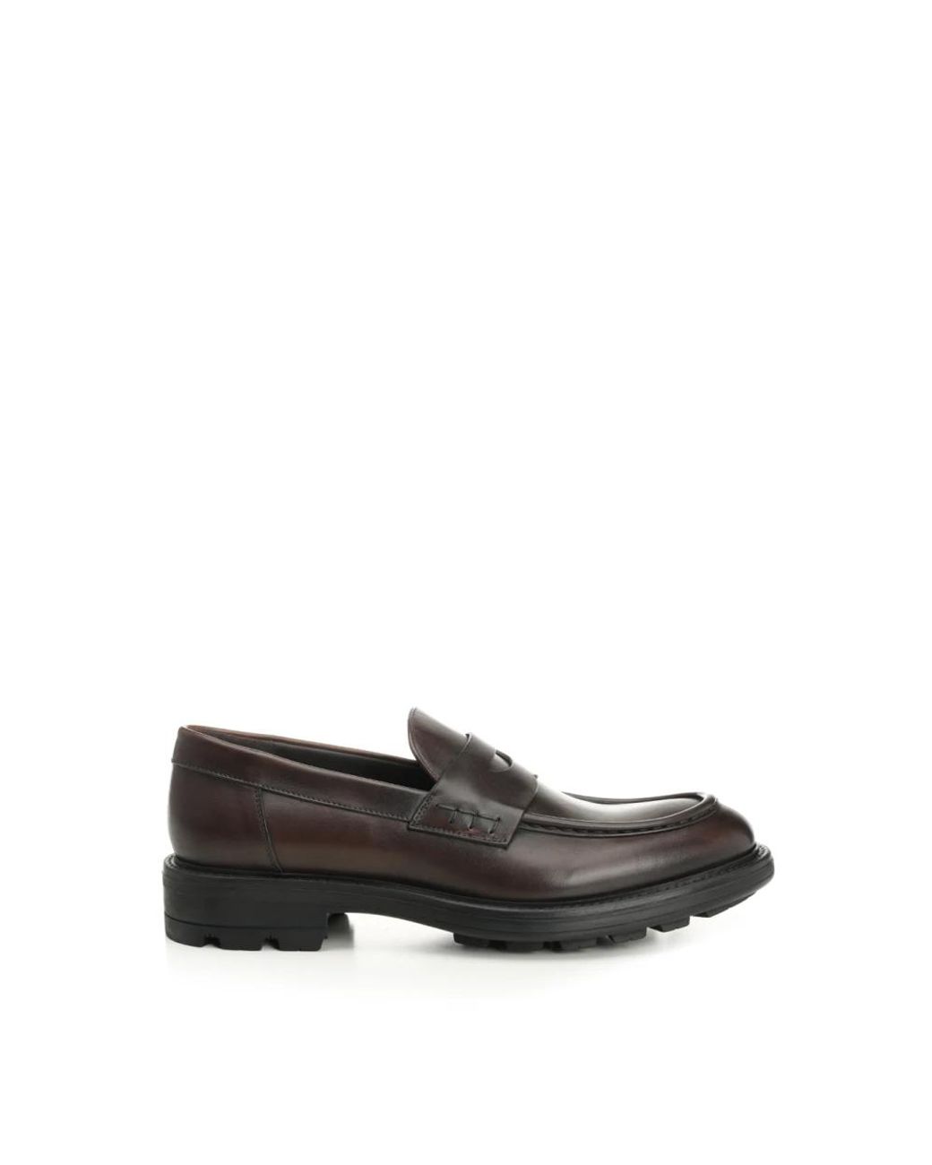Corvari Penny Moccasin in het Black voor heren