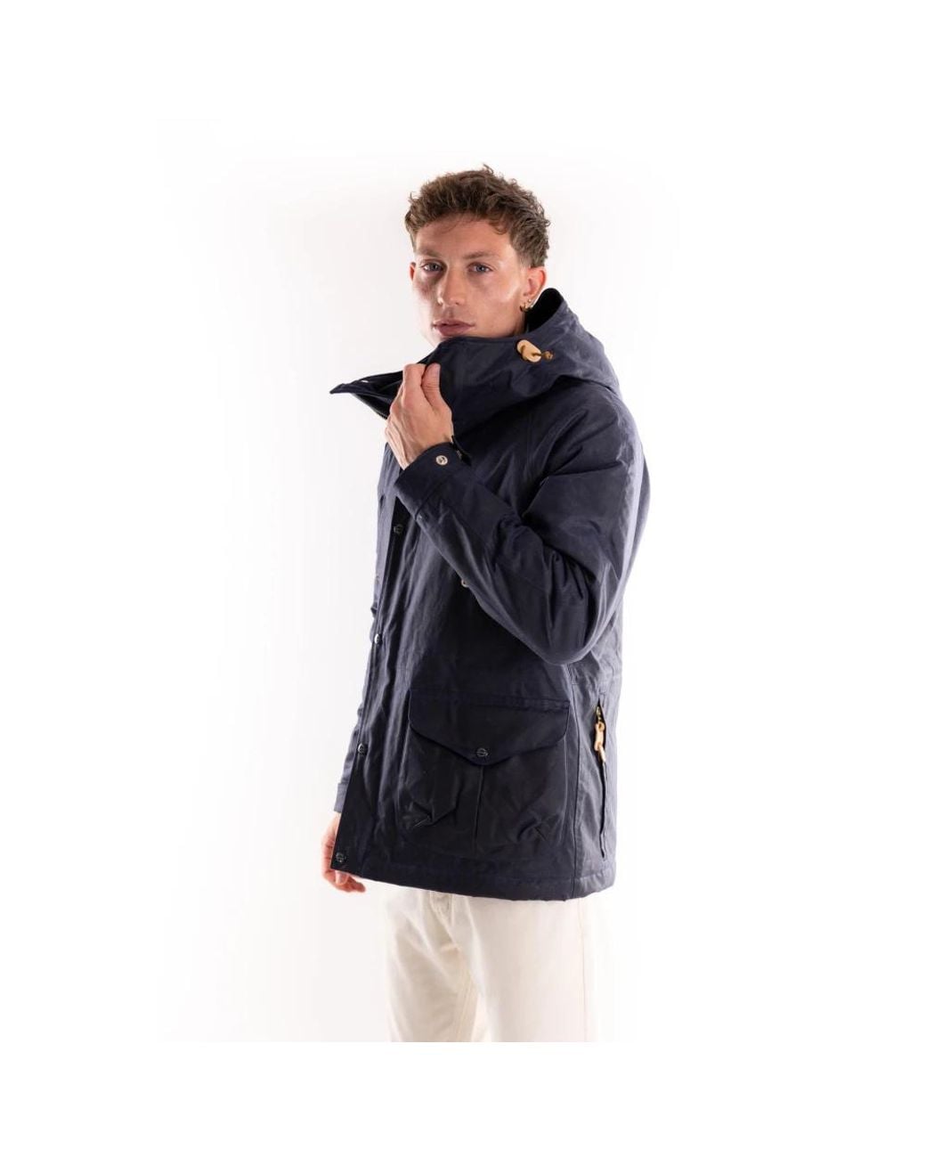 Manifattura Ceccarelli Blue Winter Jackets for men