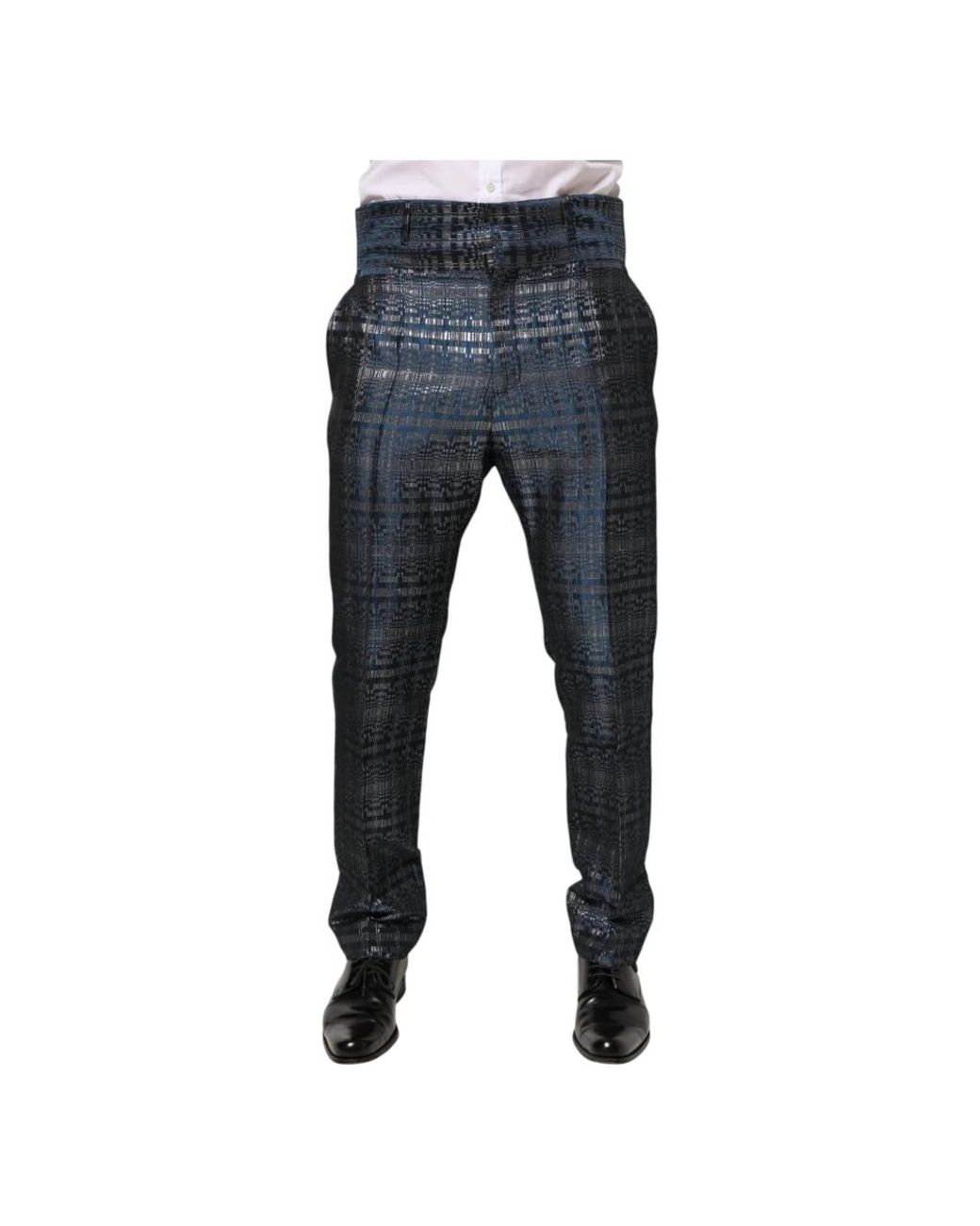 Dolce & Gabbana Blue Suit Trousers