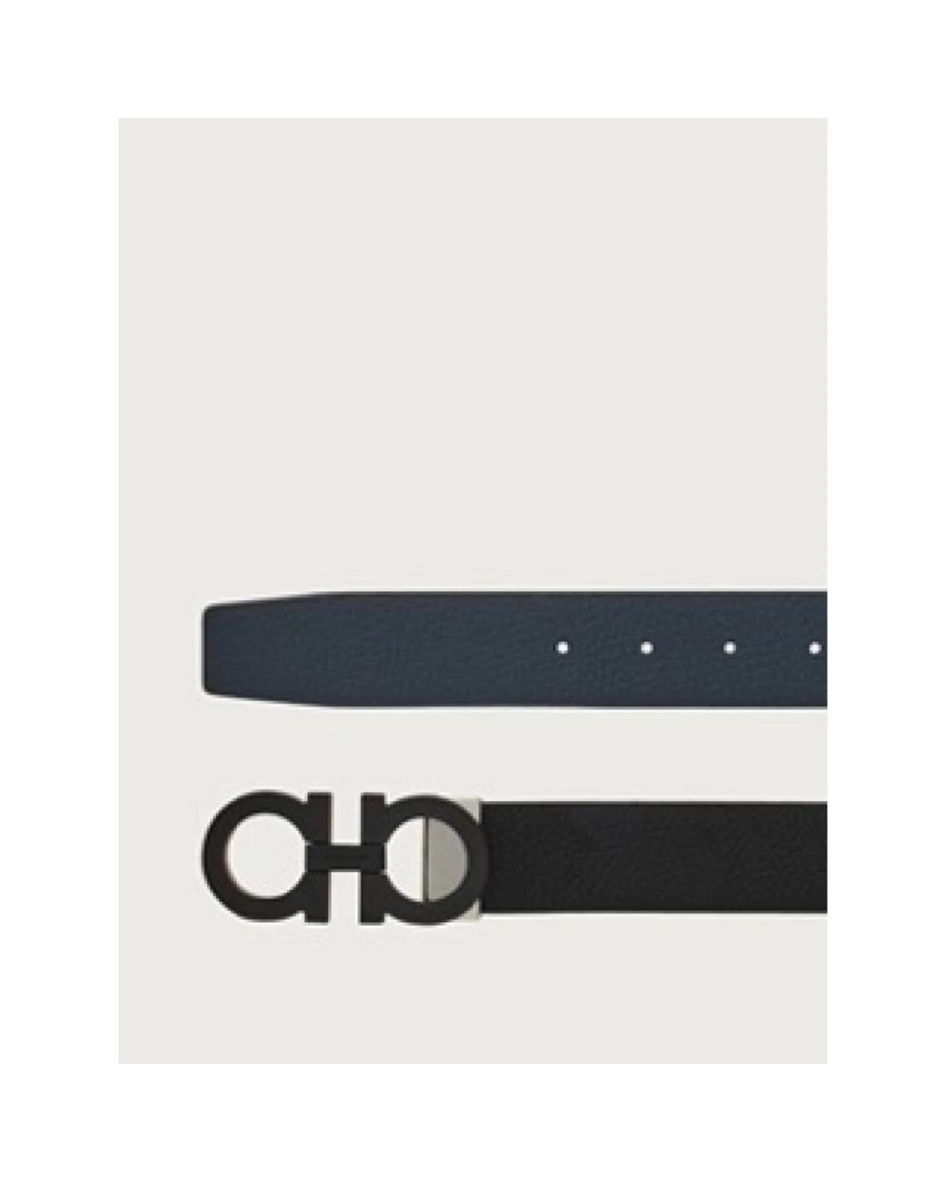 Ferragamo Black Belts for men