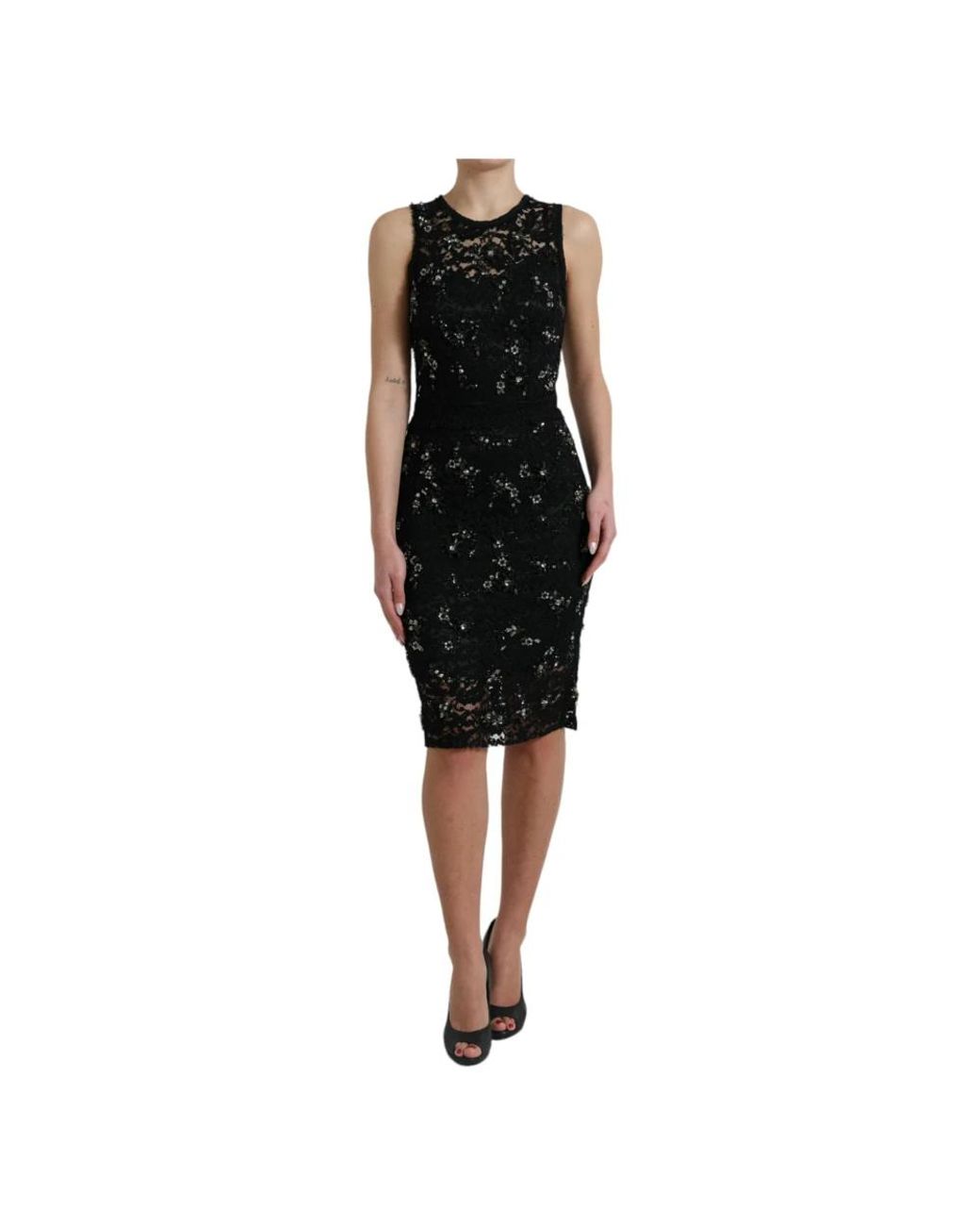 Dolce & Gabbana Black Short Dresses