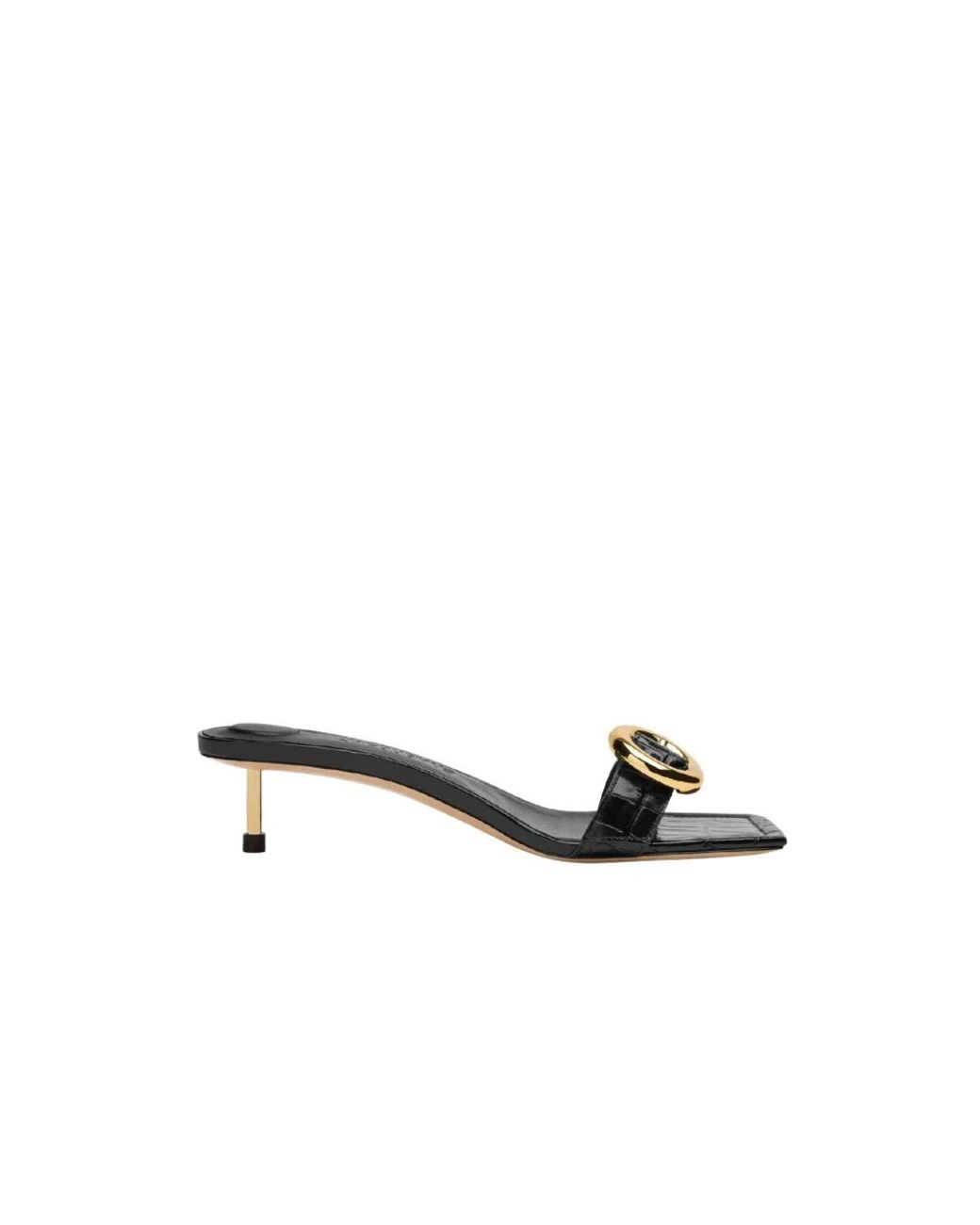 Jacquemus Black Heeled Mules