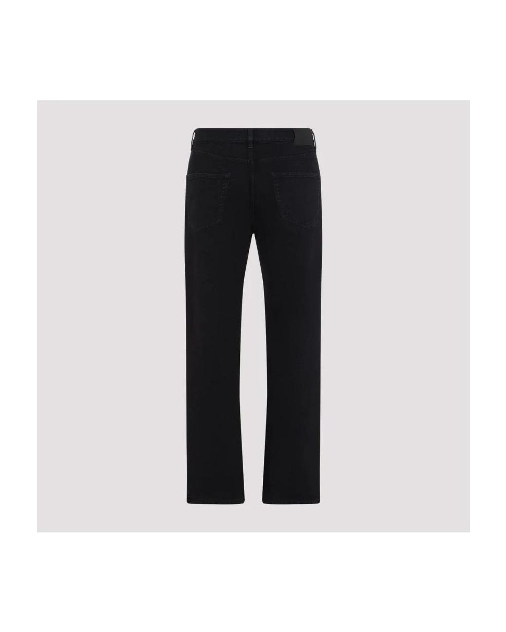 Saint Laurent Black Straight Fit Jeans for men
