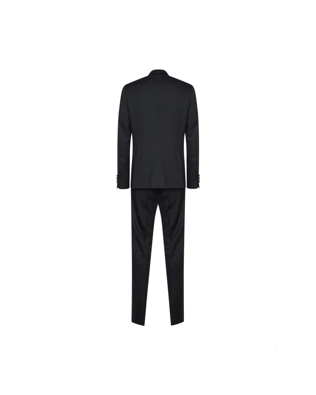 Lardini Black Double Breasted Suits for men