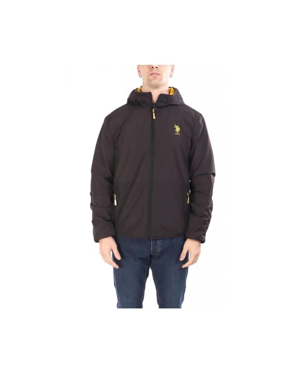 U.S. POLO ASSN. Black Winter Jackets for men