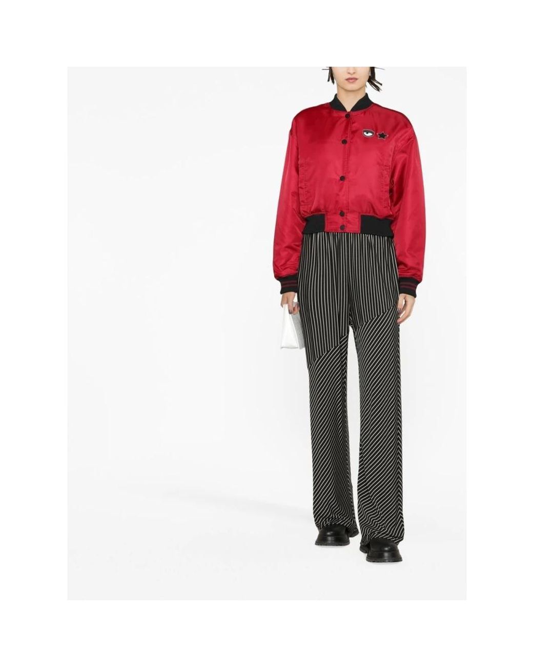 Chiara Ferragni Red Bomber Jackets
