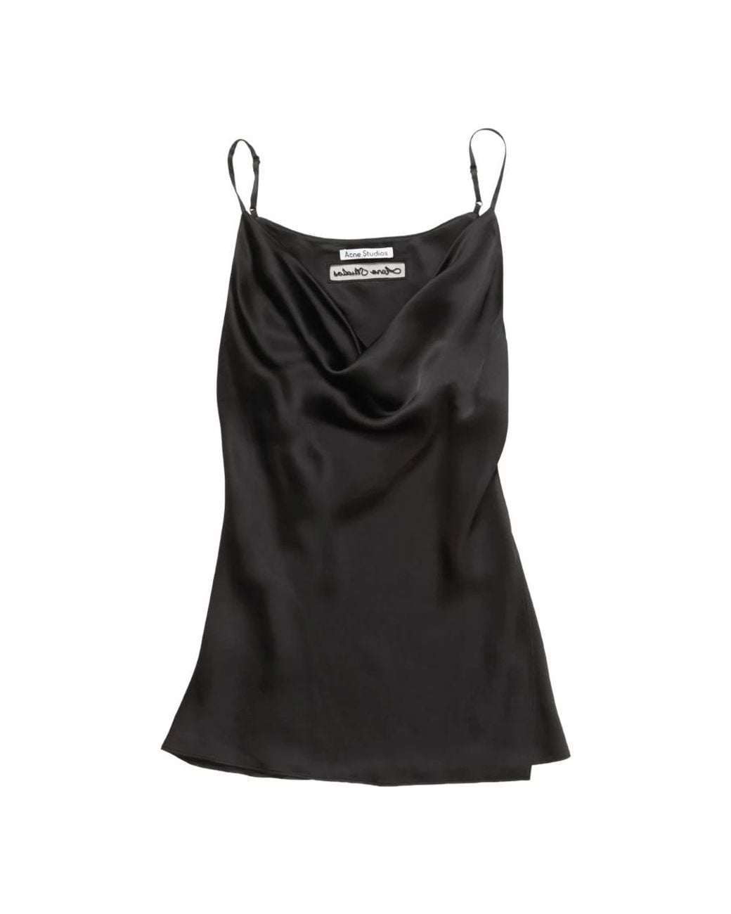 Acne Black Sleeveless Tops