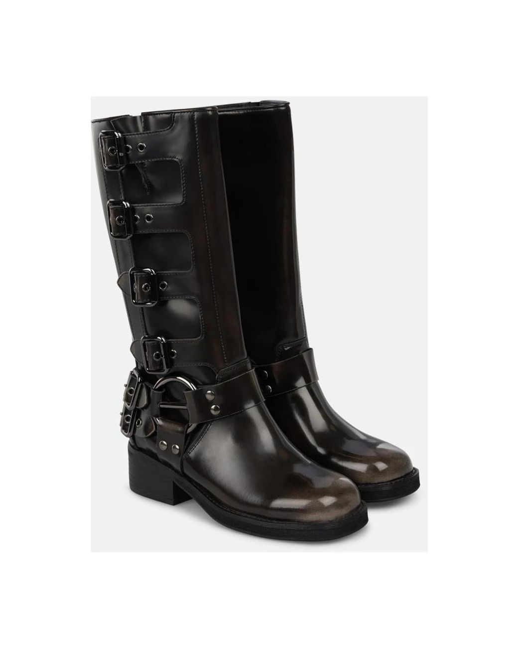 Alma En Pena. Black High Boots
