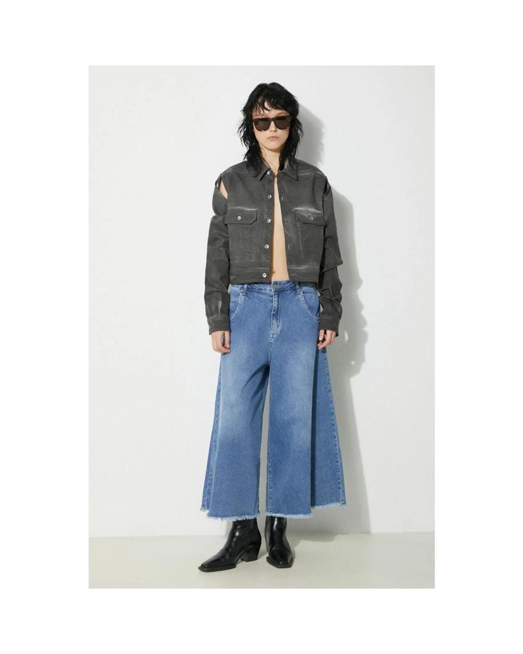 Denim Jackets Rick Owens de color Black