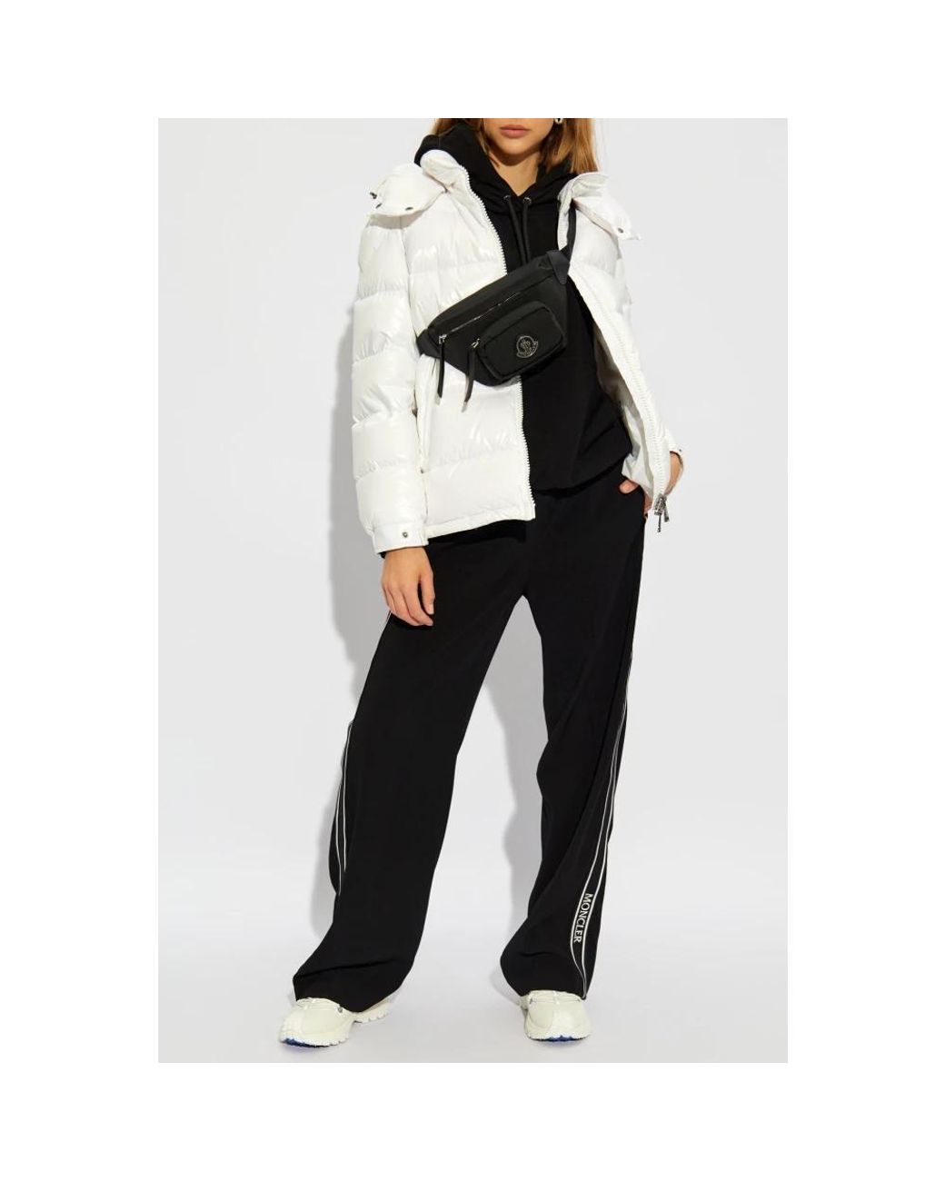 Moncler Black Straight Trousers