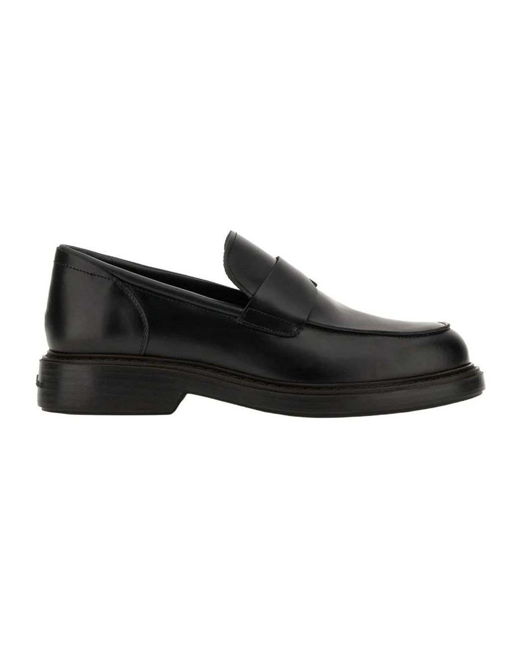 Hogan Black Loafers for men