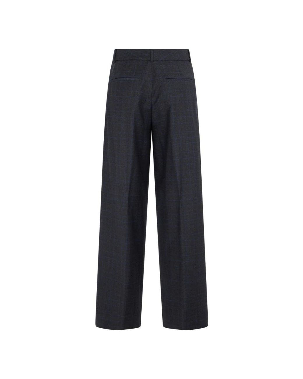 Peserico Blue Wide Trousers