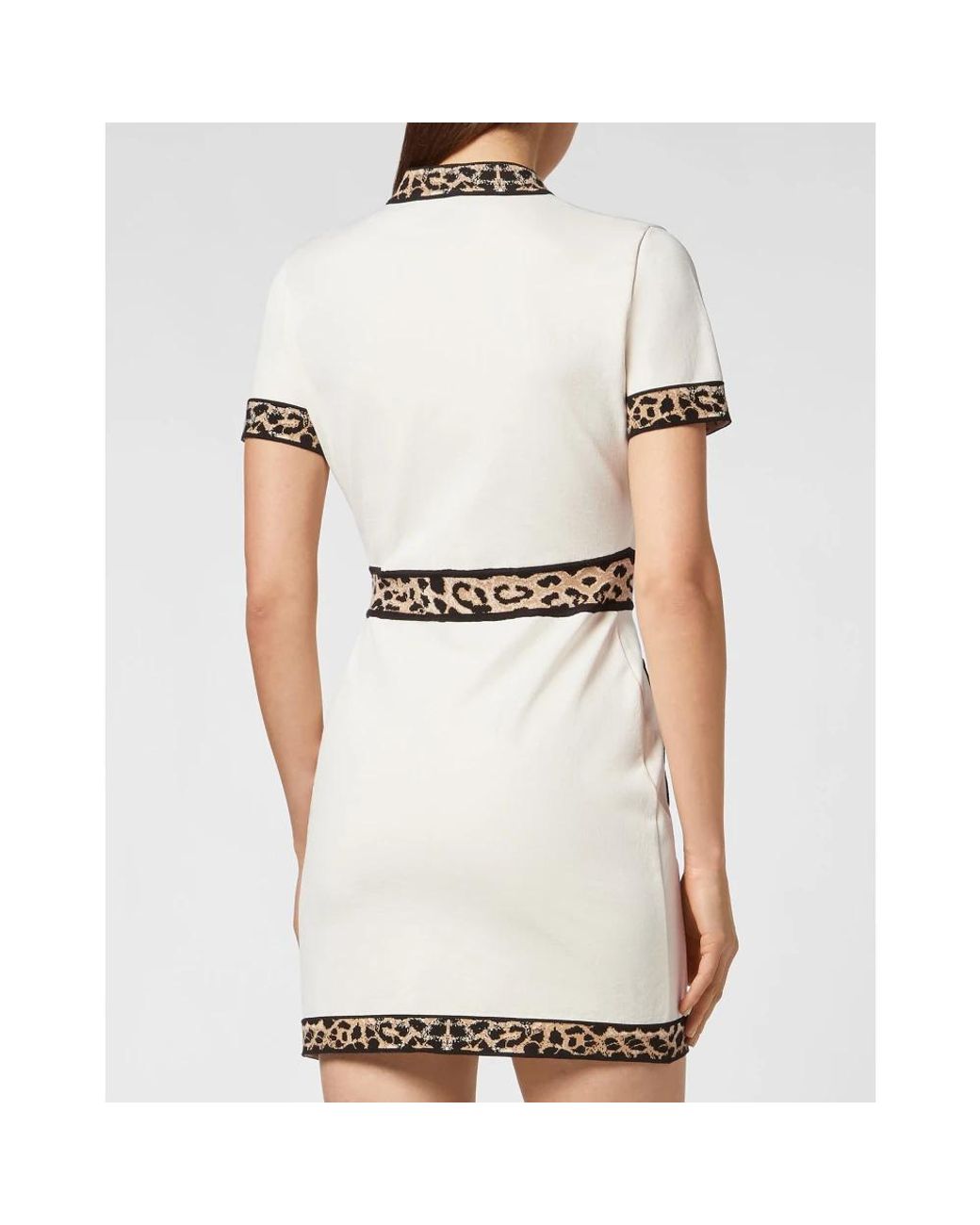 Knitted Dresses Philipp Plein de color White
