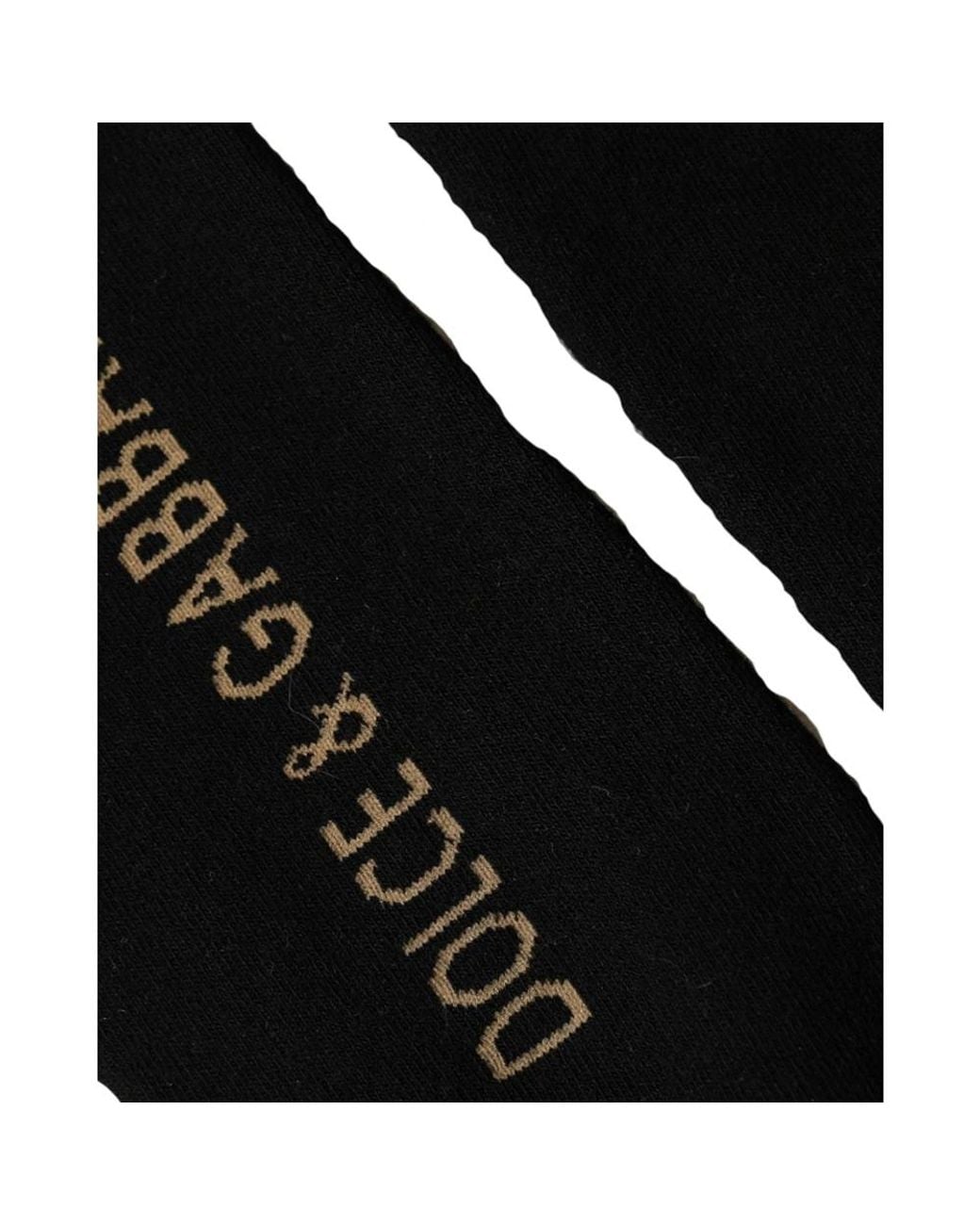 Dolce & Gabbana Black Socks