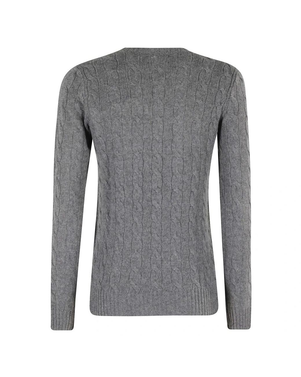 Polo Ralph Lauren Gray Round-Neck Knitwear