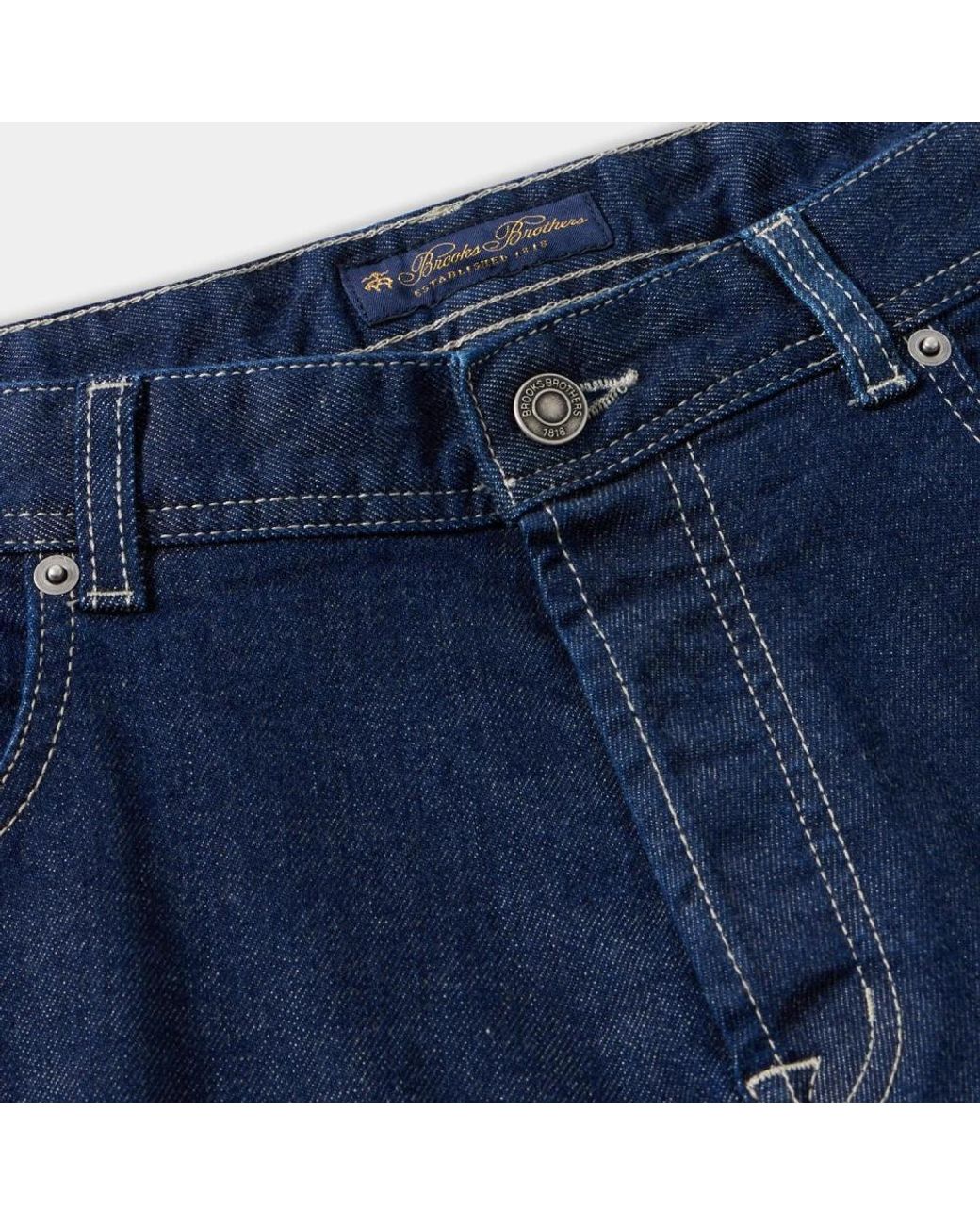 Brooks Brothers Blue Slim Fit Jeans for men